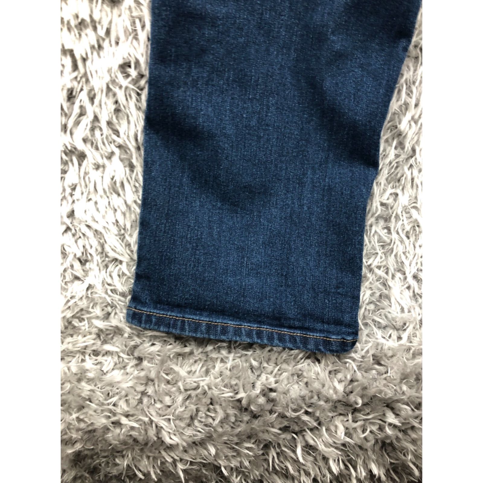 Gloria Vanderbilt Gloria Vanderbilt Amanda Jeans Womens Medium Wash Blue Size 16 Regular Fit 5-Pocket Denim Cotton Tapered High Rise Vintage No Size 38" / US 16 / IT 52 - 7 Thumbnail