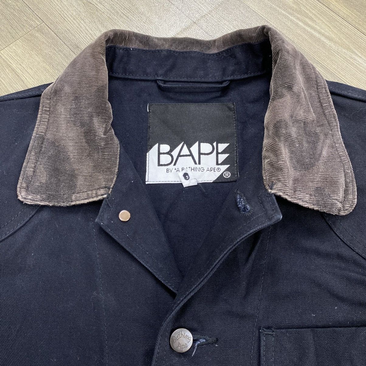 Bape 2000s A Bathing Ape Bape Chore Denim Jacket Size US M / EU 48-50 / 2 - 8 Thumbnail