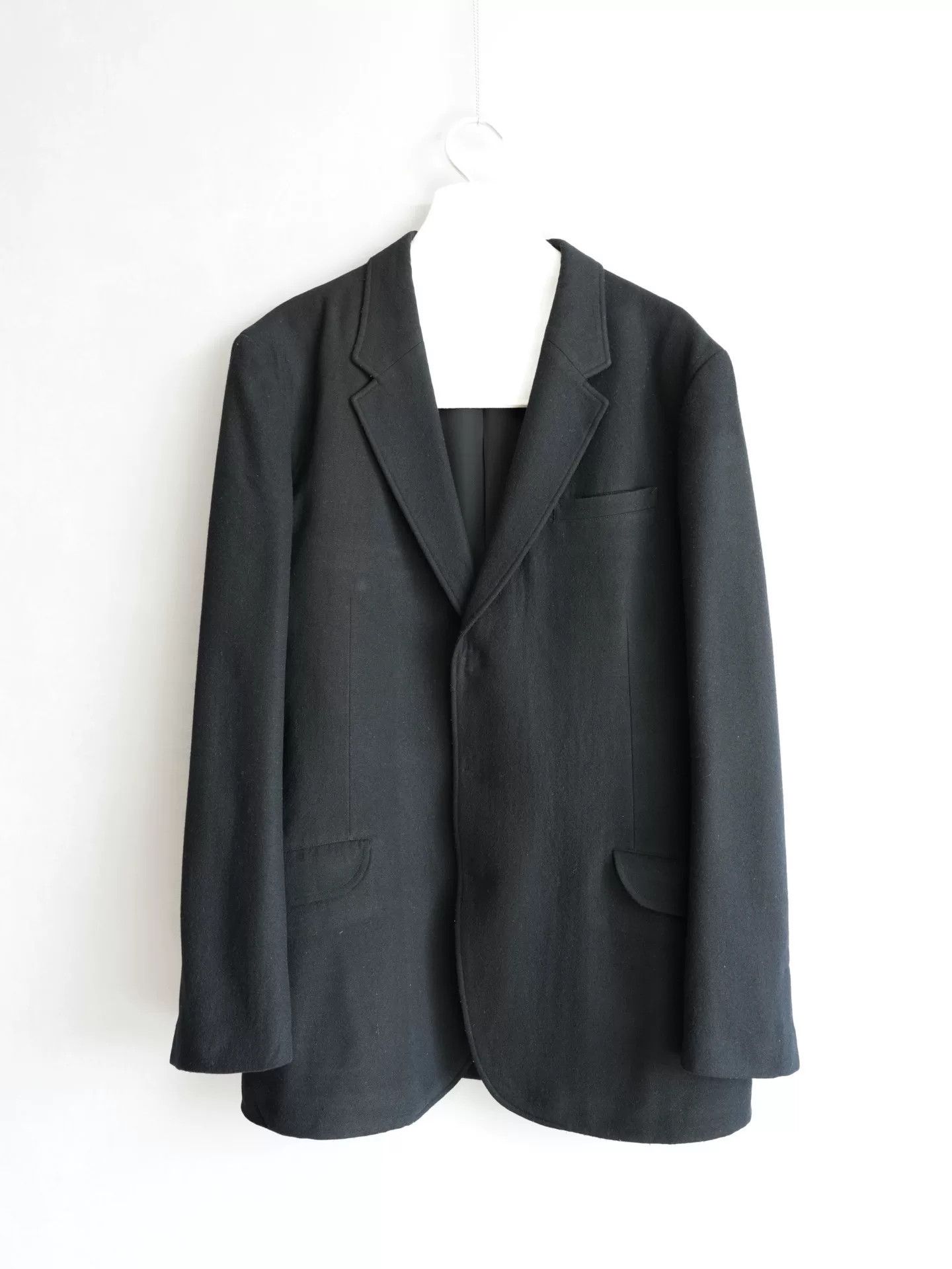 Yohji Yamamoto Yohji Yamamoto Button-Up Jacket with Dark Buttons Size US L / EU 52-54 / 3 - 1 Thumbnail