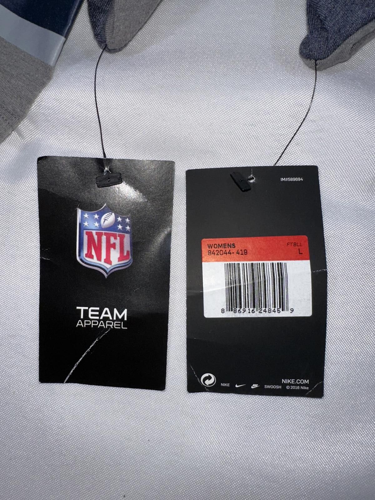 Nike Nike Women’s NFL Seattle Seahawks Raglan 3/4 Sleeve Shirt Size L / US 10 / IT 46 - 6 Thumbnail