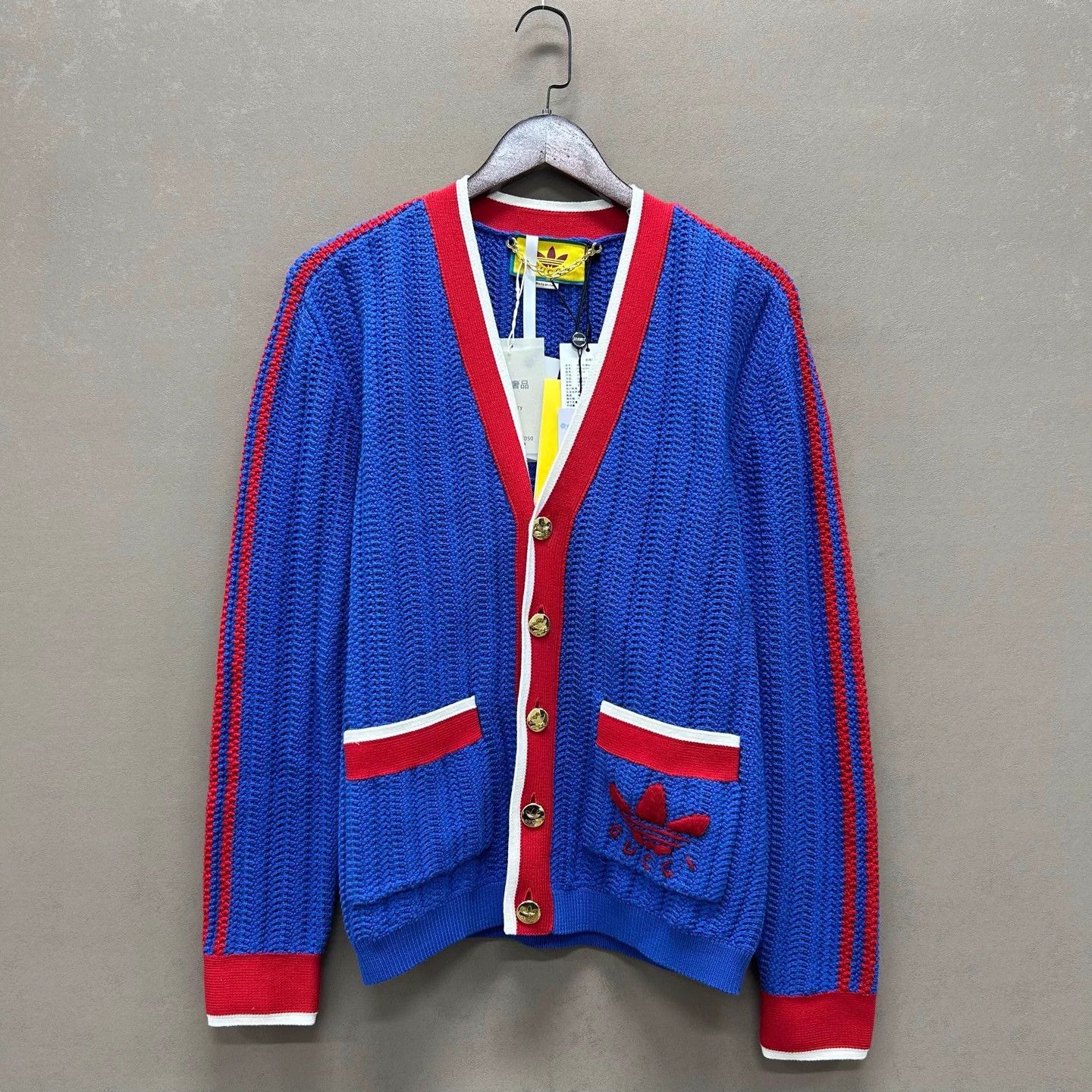Gucci Gucci x Adidas Trefoil Knit Cardigan New XS Size US XS / EU 42 / 0 - 1 Thumbnail