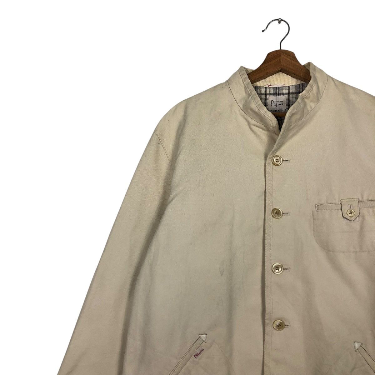 Japanese Brand VINTAGE CHORE WORK JACKET BLANKET TARTAN PAPAS ISSEY MIYAKE Size US M / EU 48-50 / 2 - 10 Thumbnail