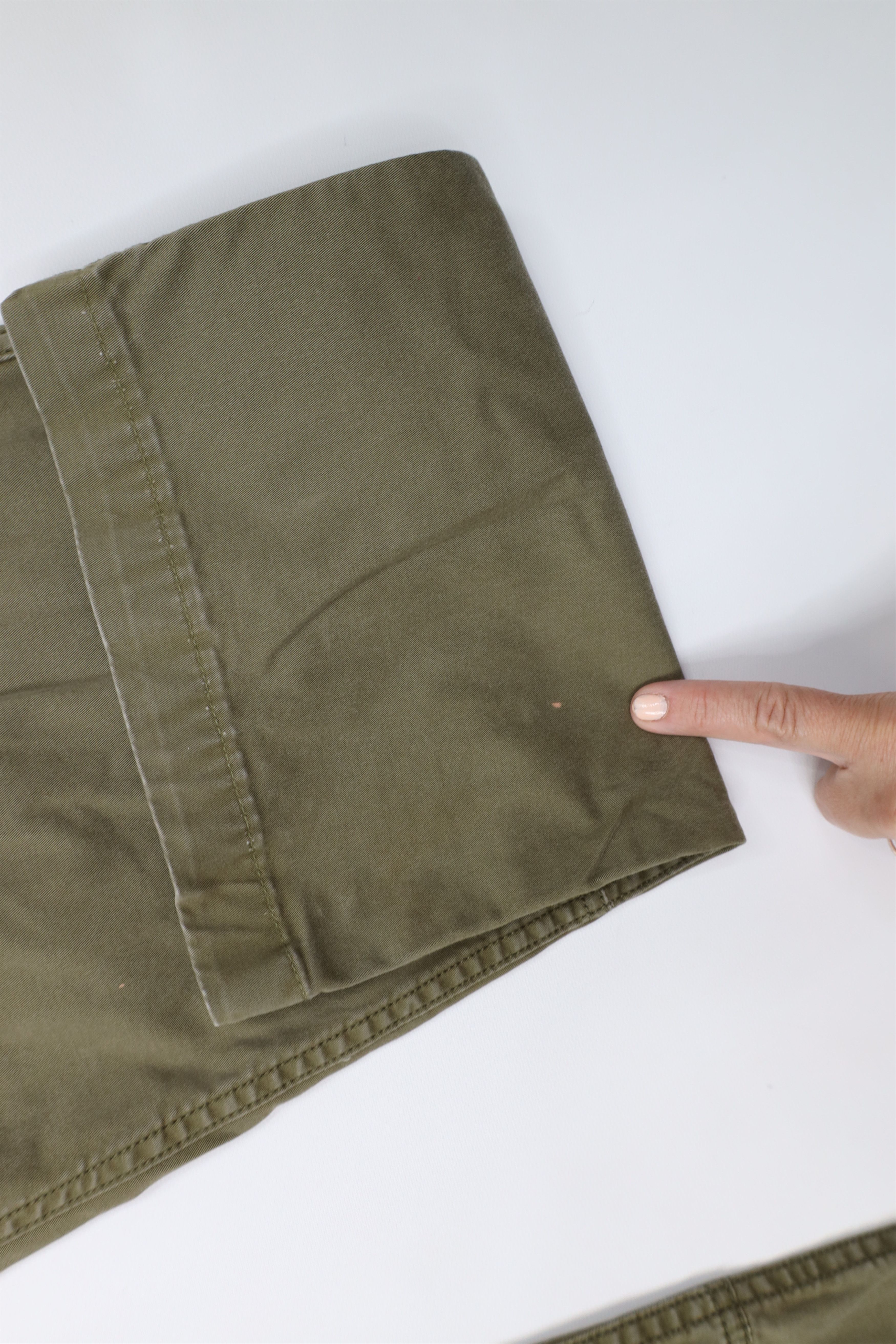 Lands' End Vintage Lands End Relaxed Wide Leg Cargo Pants Green Size US 38 / EU 54 - 6 Thumbnail