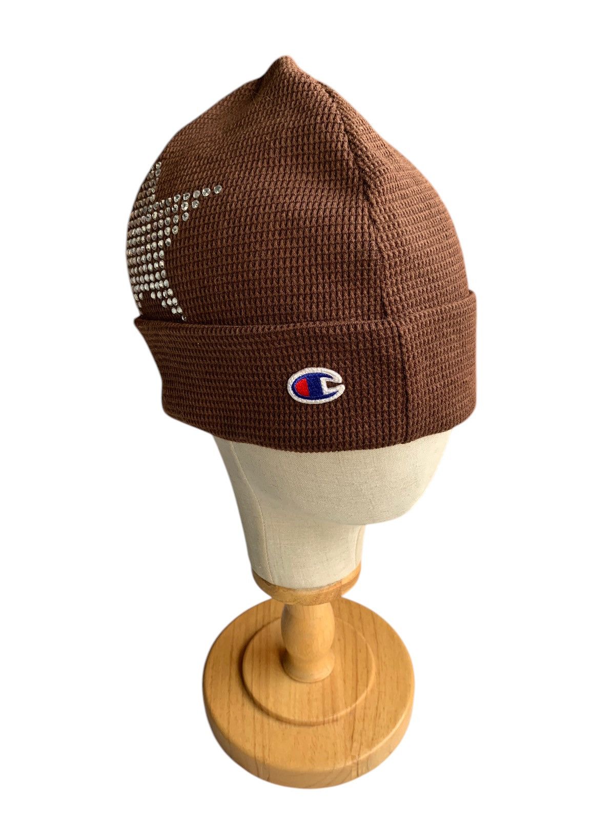 Japanese Brand × Vintage Champion Star Streetwear Rare Winter Session Beanie Hats Size ONE SIZE - 3 Thumbnail
