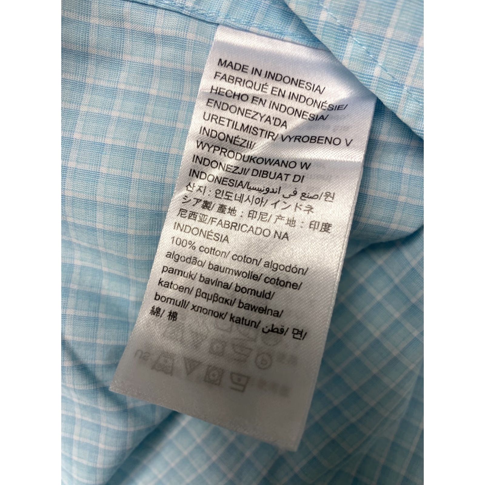Calvin Klein Calvin Klein Button Up Shirt Men Adult M Slim Fit Aqua Blue Long Sleeve /107-1 Button-Up Size US M / EU 48-50 / 2 - 6 Thumbnail