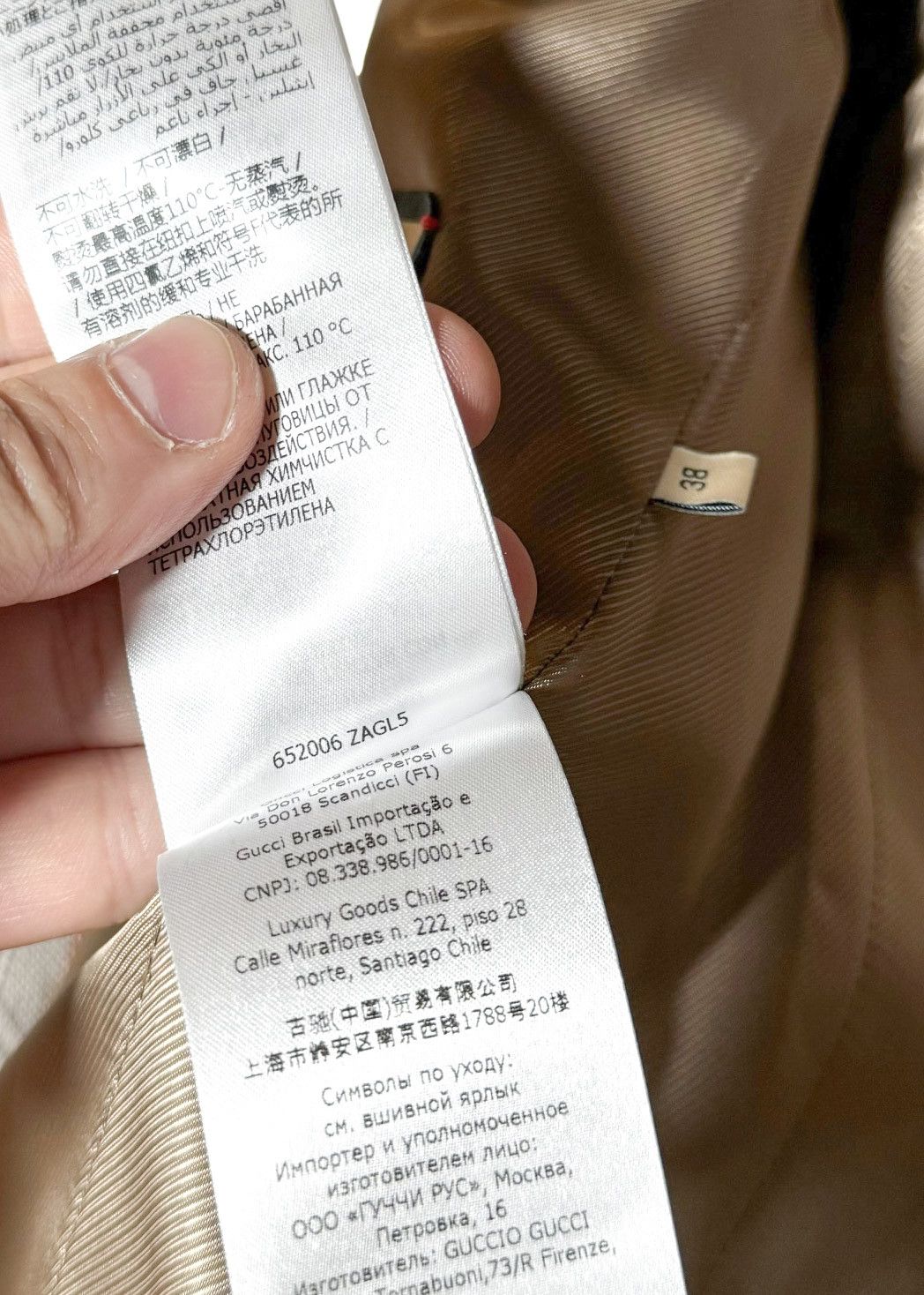 Gucci Gucci Grey Prince Of Wales 3 Buttons Blazer Size XS / US 0-2 / IT 36-38 - 10 Thumbnail