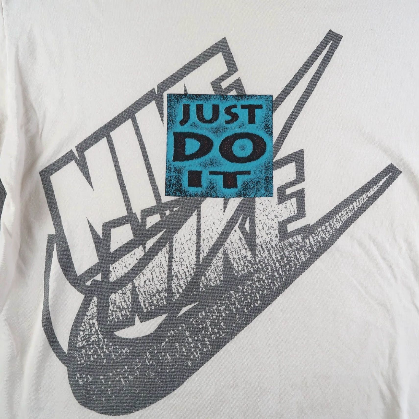 Nike Vintage Nike Just Do it T Shirt Size XL XLarge Made In USA Single Stitch 80s 90s White Mens Shirt Size US XL / EU 56 / 4 - 3 Thumbnail