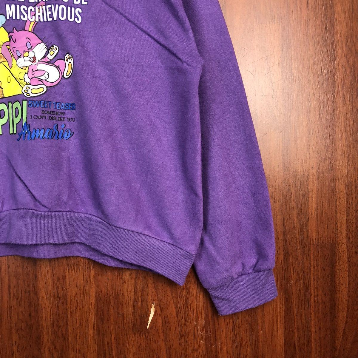 Japanese Brand Repipi Armario Purple Sweatshirt #7543 Size M / US 6-8 / IT 42-44 - 5 Thumbnail