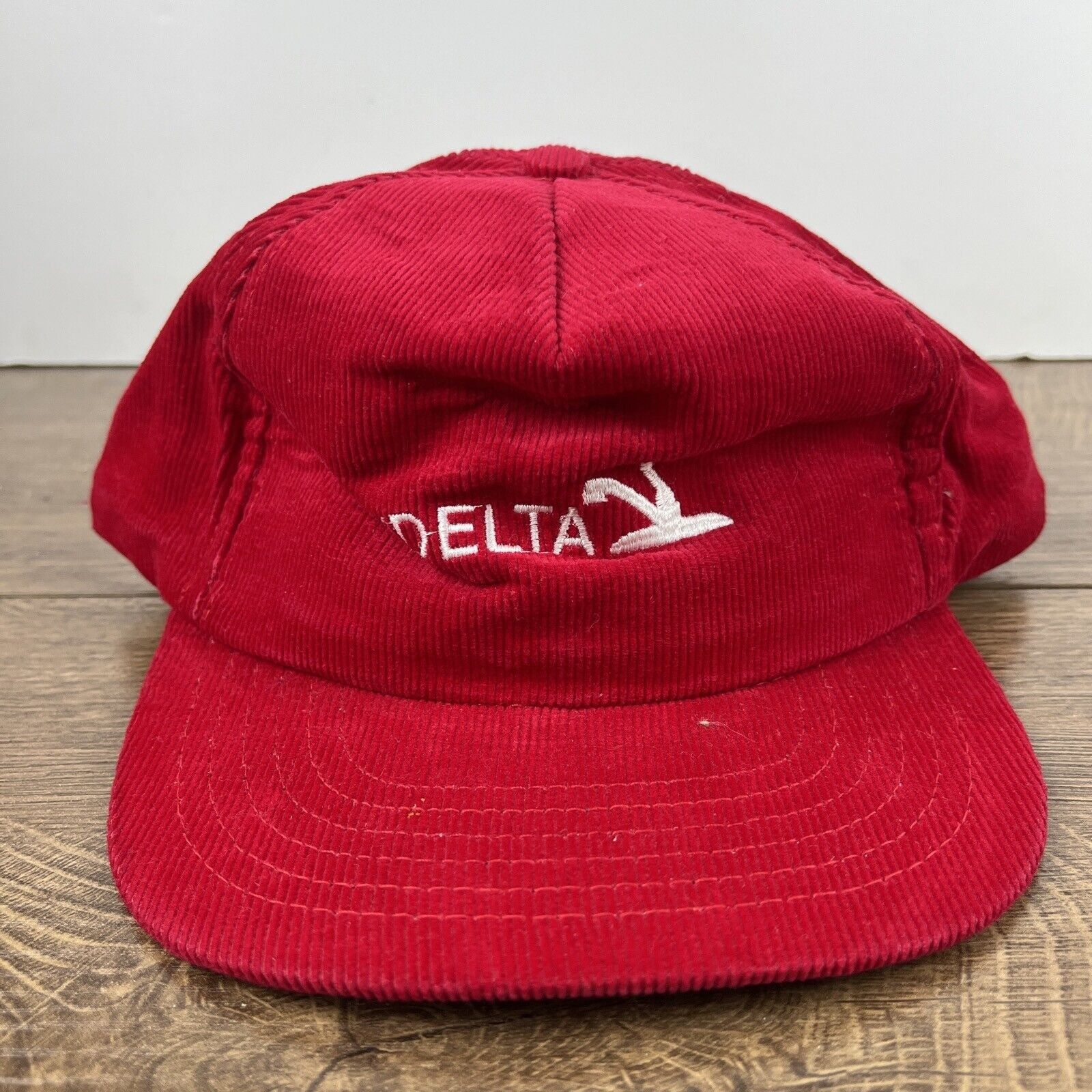 Delta Delta Hat Delta Cap Red Hat Adjustable Adult Size Hat Red Ca Size ONE SIZE - 5 Thumbnail