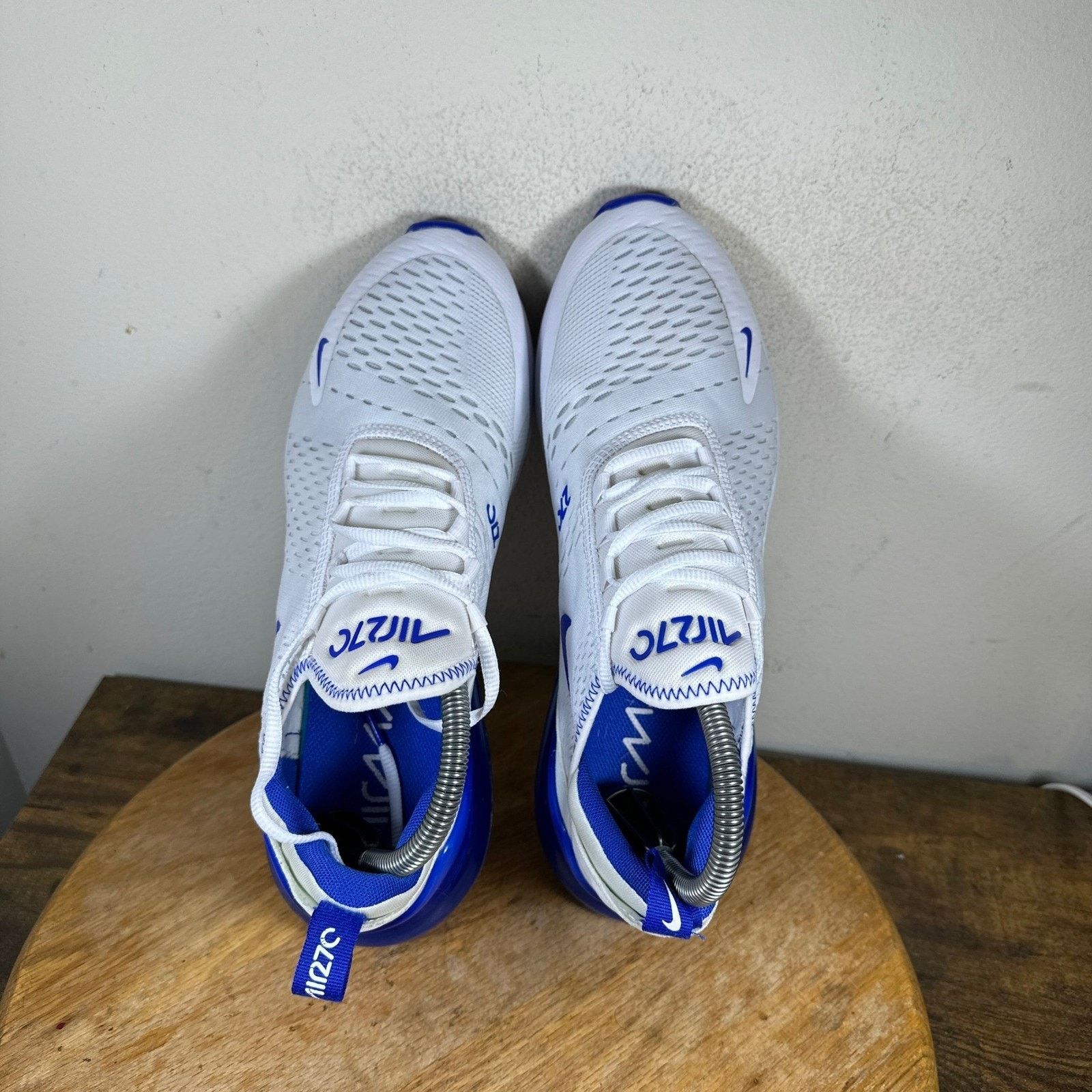 Nike Nike Air Max 270 Men's White Blue Shoes DH0268-100 US 9 Size US 9 / EU 42 - 6 Thumbnail