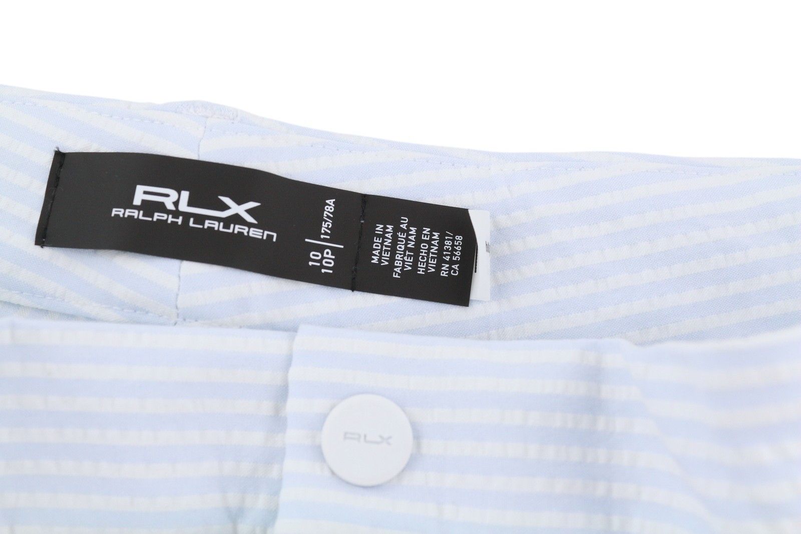 RLX Ralph Lauren GOLF W28 Blue Slim Trousers 84707 Size 28" / US 6 / IT 42 - 14 Thumbnail