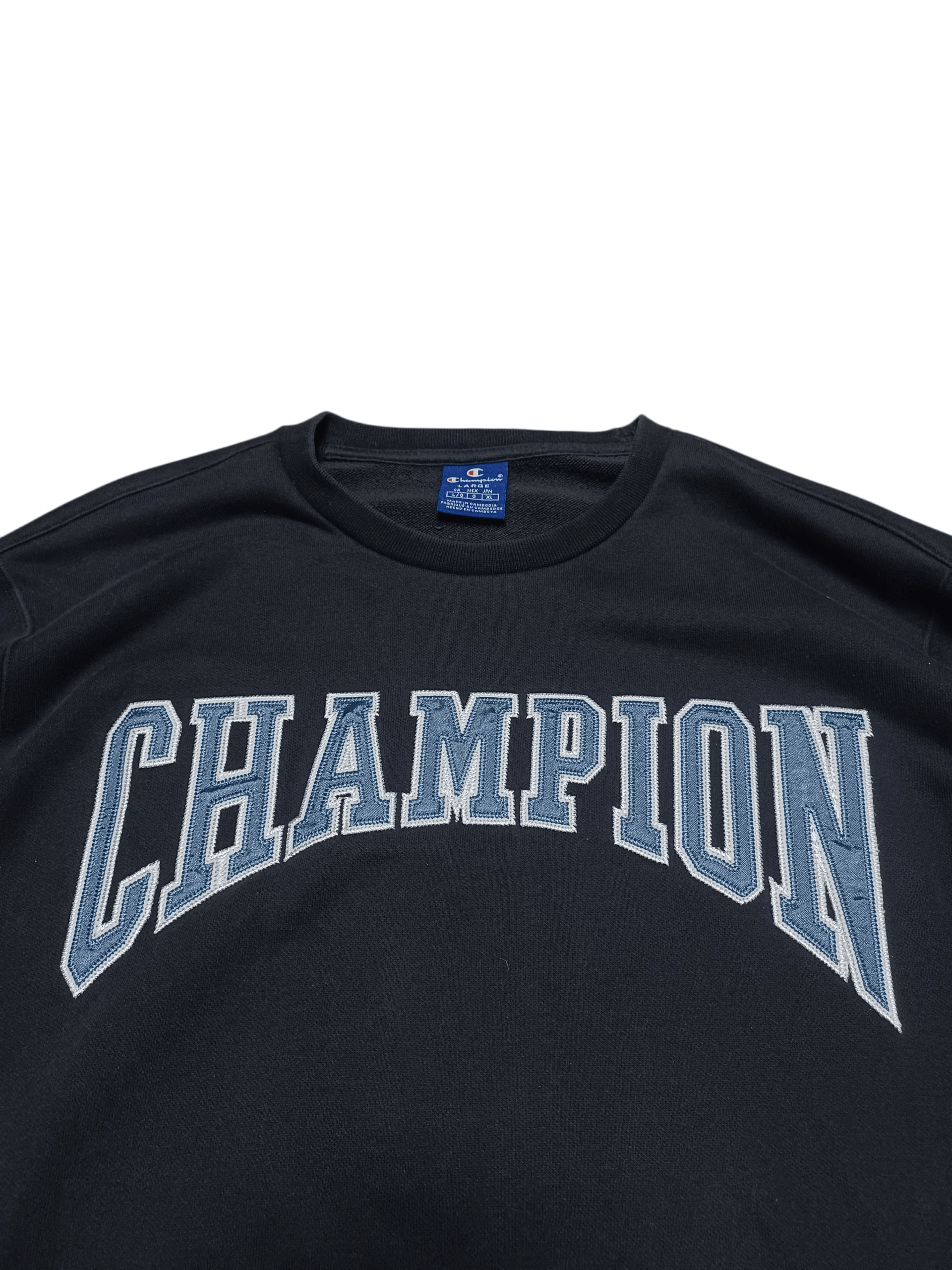 Champion CHAMPION VINTAGE BIGLOGO EMBROIDERED SWEATSHIRT SPORTSWEAR Size US L / EU 52-54 / 3 - 2 Thumbnail