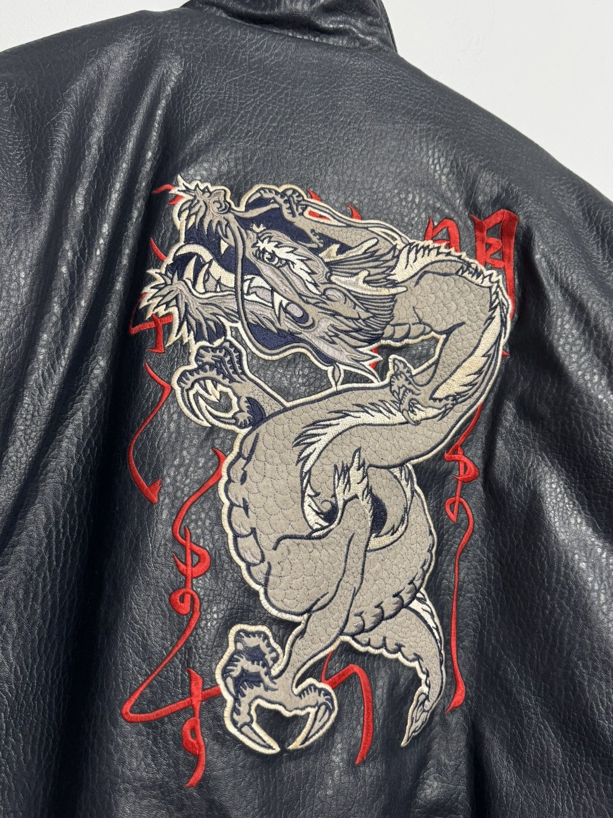Other Vintage Dragon Embroidered Jacket Y2K Rare Streetwear Bomber Size US L / EU 52-54 / 3 - 25 Thumbnail