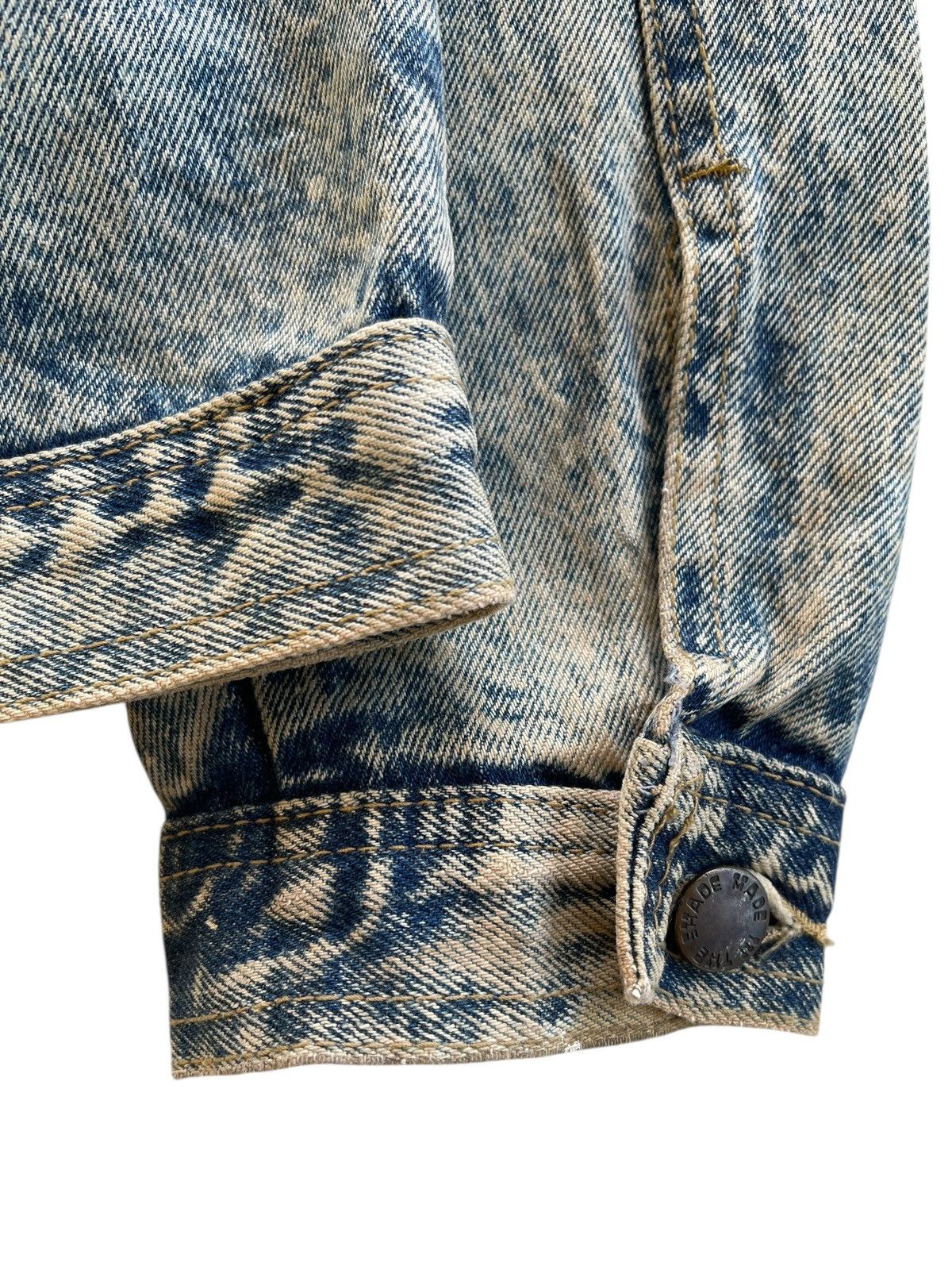 Vintage Vintage Dallas Cowboys Dusted Denim Acid Wash Jacket Size US L / EU 52-54 / 3 - 13 Thumbnail