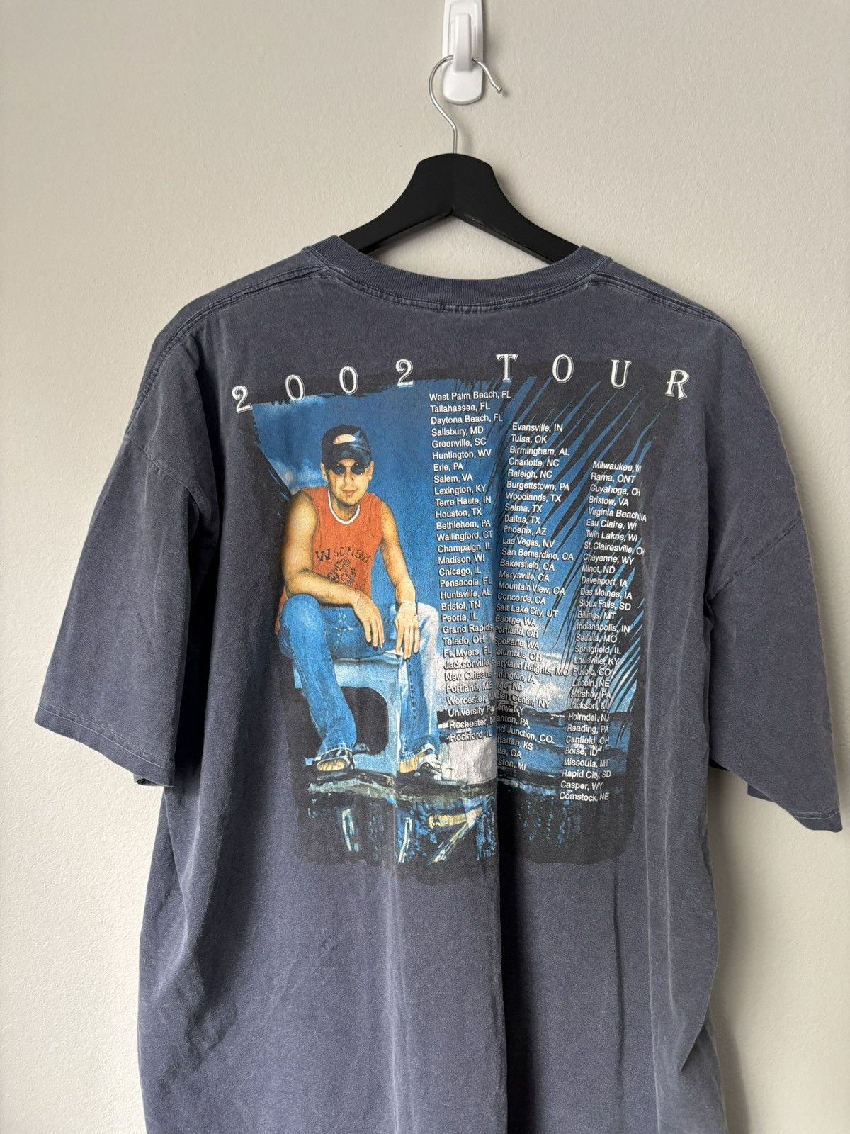 Vintage 2002 Kenny Chesney Tour Tee Size US XXL / EU 58 / 5 - 5 Thumbnail