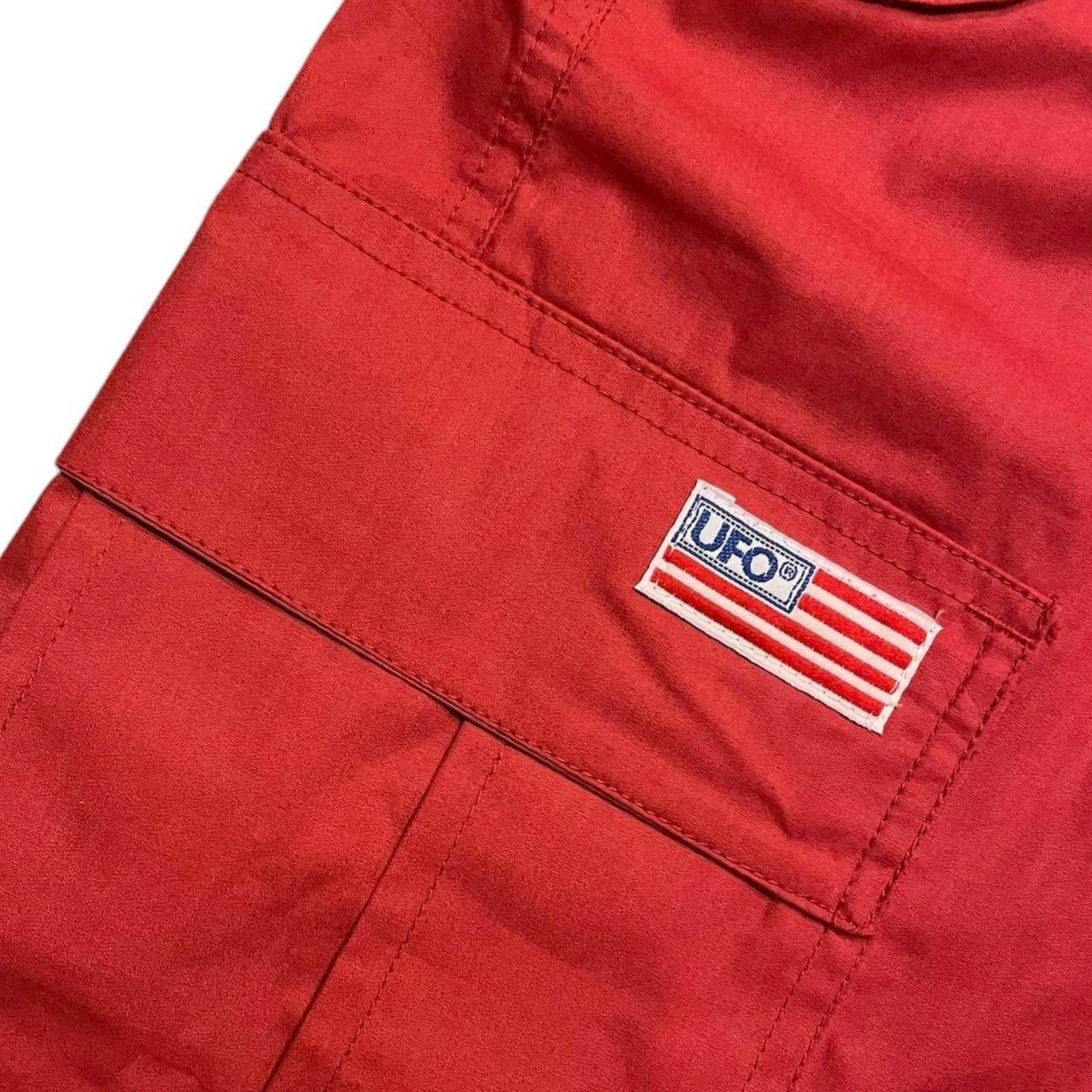 Vintage NWOT VTG Y2K UFO Rave pants baggy cargo parachute pants XXS Size 25" / US 0 / IT 36 - 4 Thumbnail