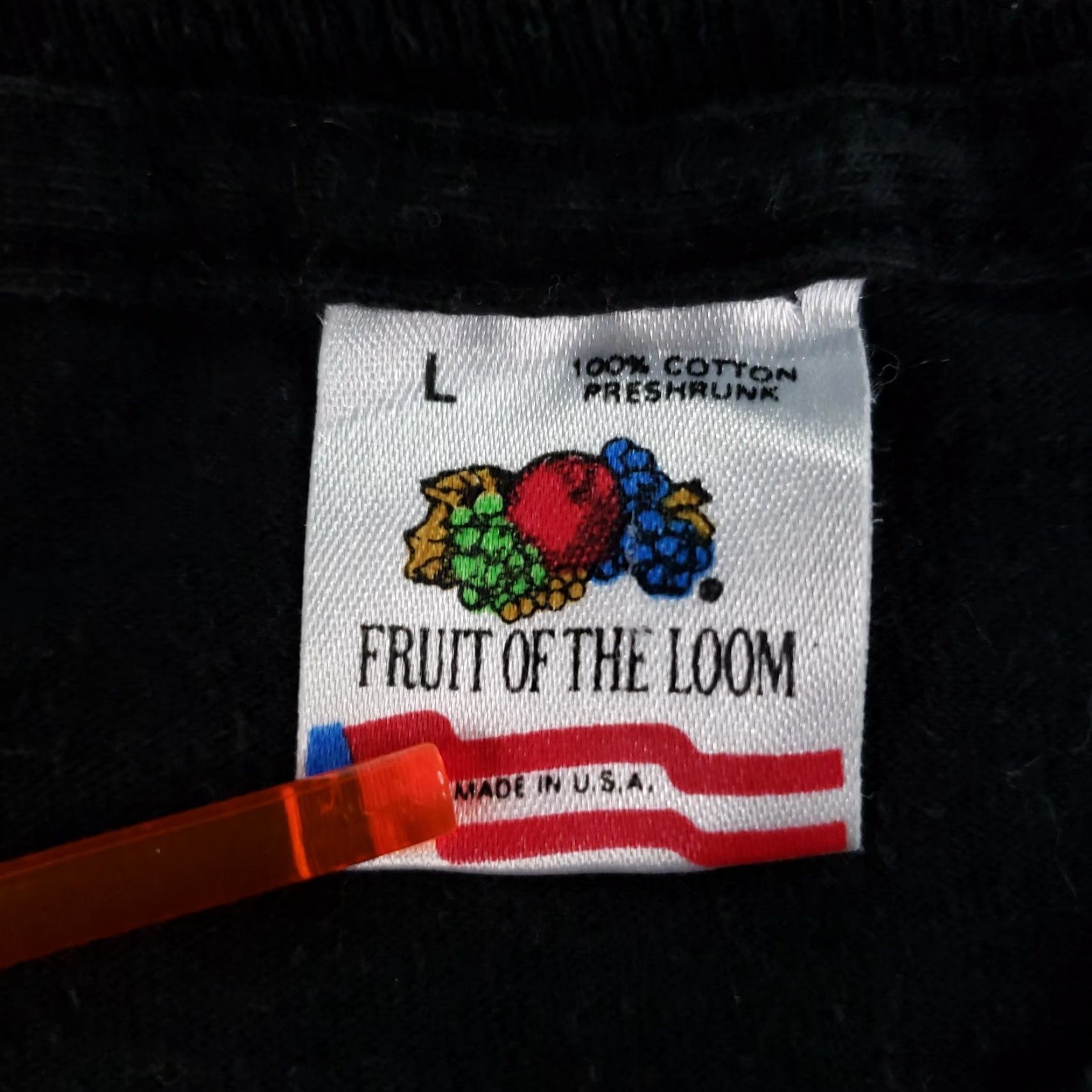 Fruit Of The Loom VINTAGE Atlanta Braves T-shirt Mens Large Cotton Logo 90s Baseball Skyline US Size US L / EU 52-54 / 3 - 5 Thumbnail
