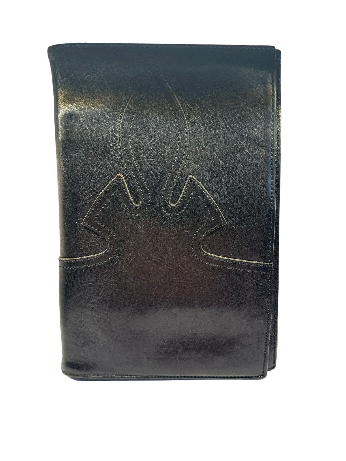 image of Chrome Hearts Fleur Notepad/organizer in Black, Men's