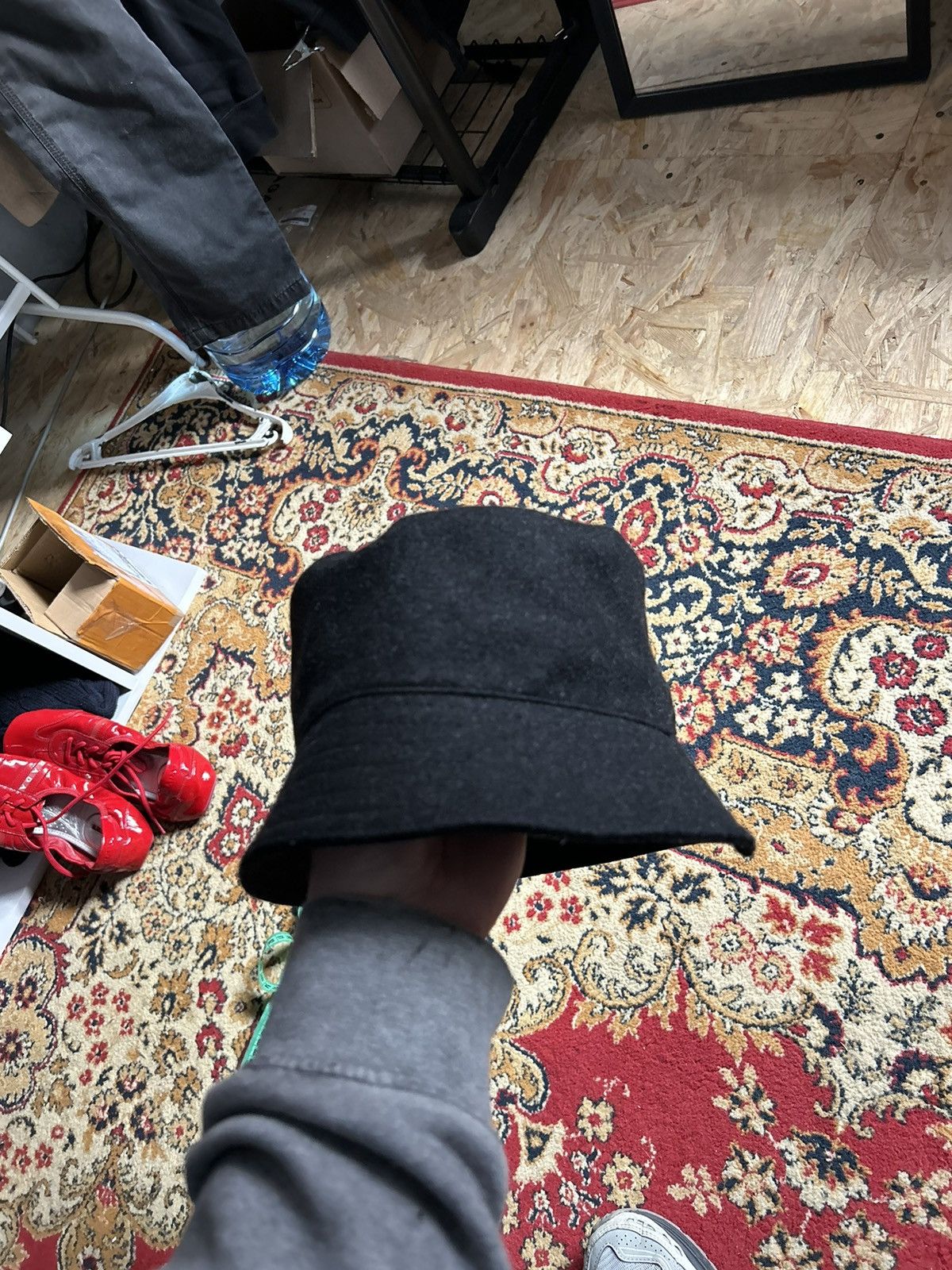 Prada Prada Re-Nylon bucket hat wool Size 30 - 2 Thumbnail