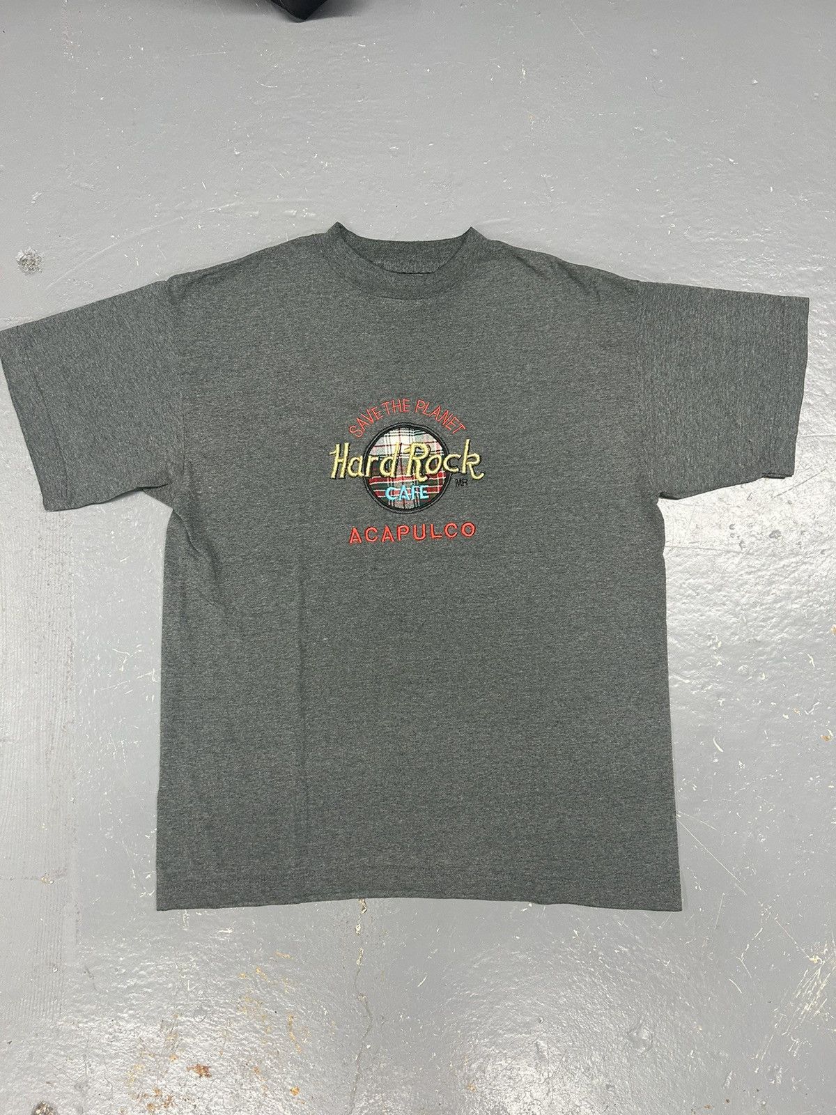 Hard Rock Cafe Vintage Y2K 90s Essential Grey Hard Rock Cafe Tee Shirt Size US L / EU 52-54 / 3 - 1 Thumbnail