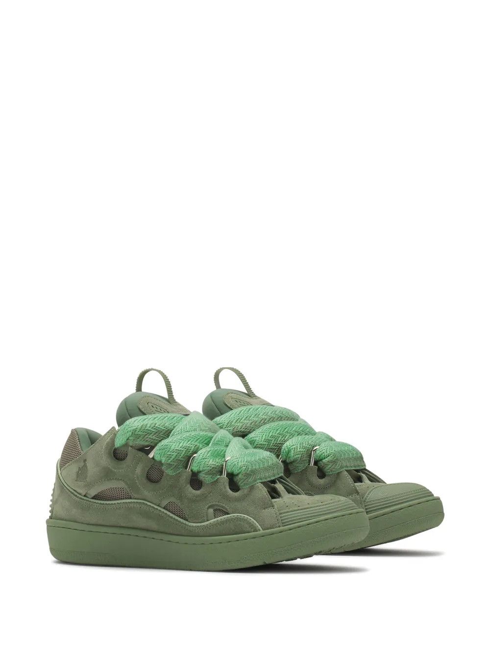 Lanvin oc11z0426 Curb Sneakers in Green Size US 8 / EU 41 - 2 Thumbnail