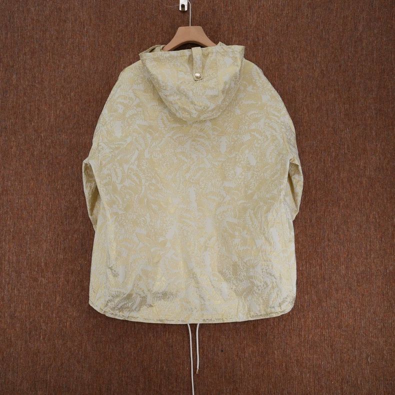 Dior Dior Gold Floral Print Hooded Jacket-2506 Size US XS / EU 42 / 0 - 2 Thumbnail