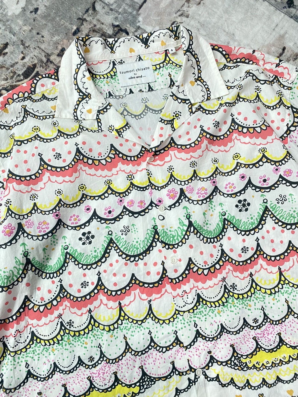 Issey Miyake × Japanese Brand × Tsumori Chisato RARE DESIGNER‼️Tsumori Chisato By Niko And … Shirt Button Ups Size US XL / EU 56 / 4 - 4 Thumbnail