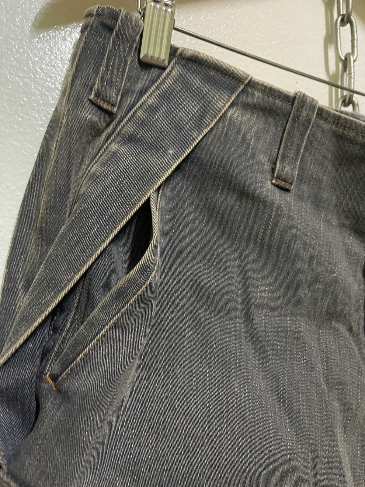 Jean Charles De Castelbajac × Vintage Castelbajac Sport Army Stretch Jeans Size 32" / US 10 / IT 46 - 3 Thumbnail