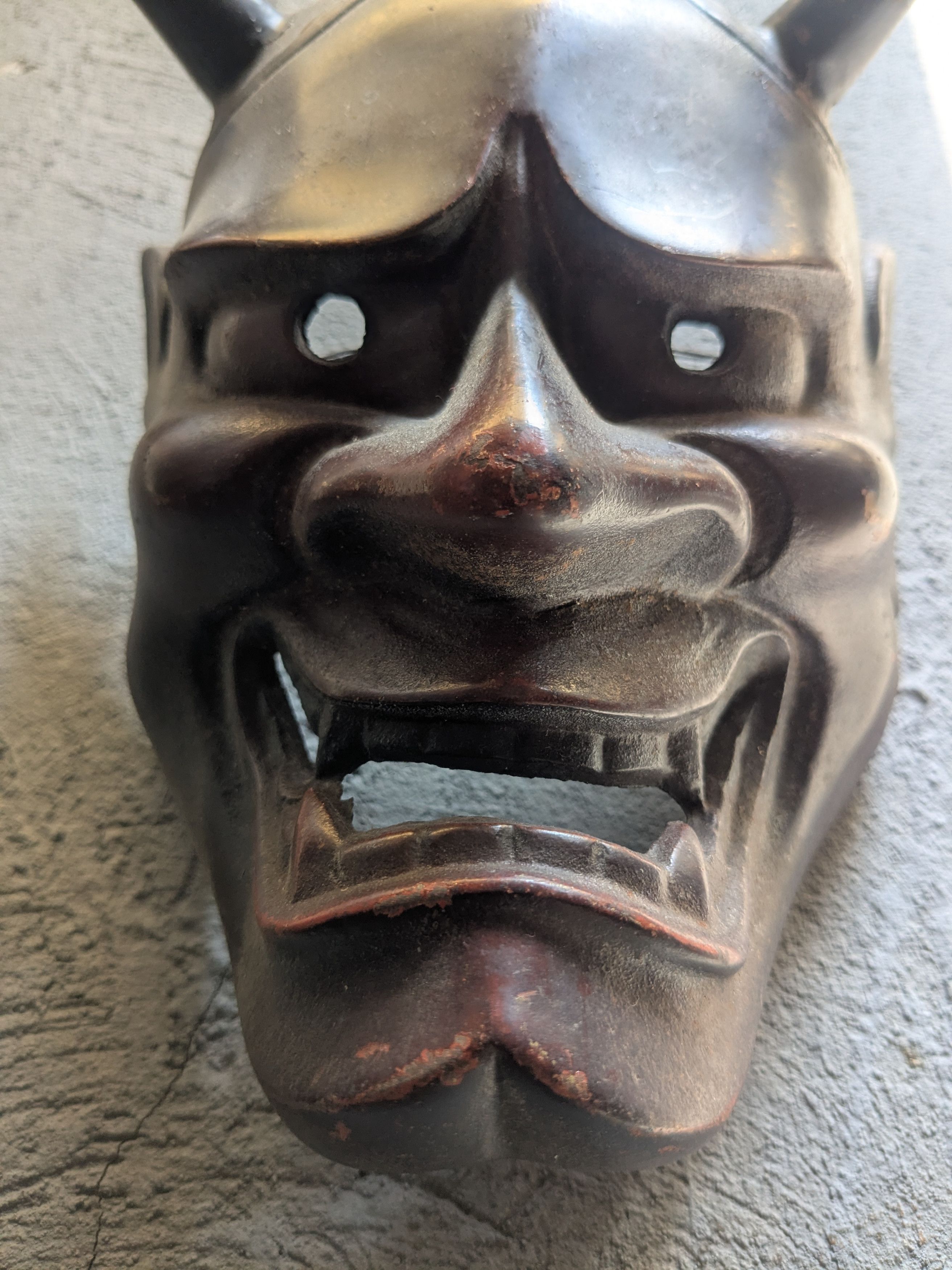 Vintage oni mask steel iron made in Japan vintage Size ONE SIZE - 9 Thumbnail