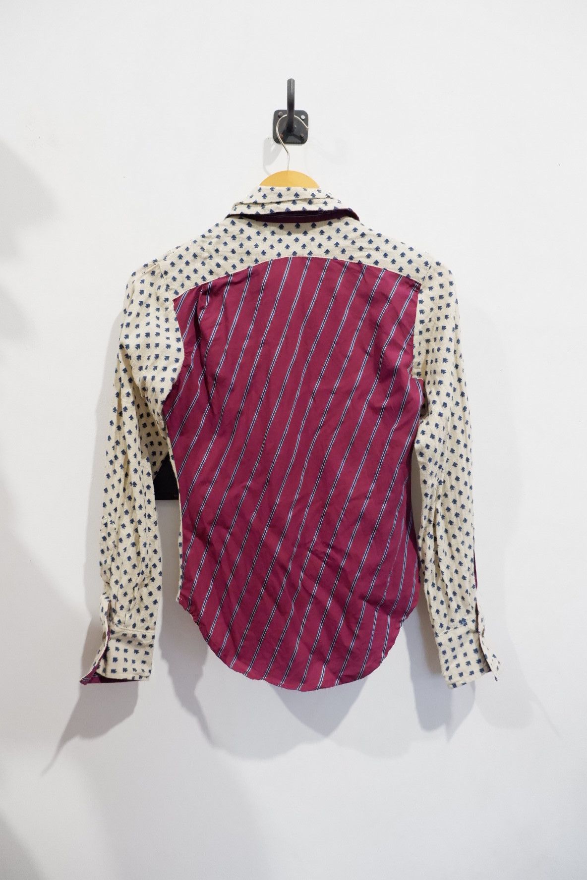 Vivienne Westwood Vivienne Westwood Drunken Patchwork Shirts Size M / US 6-8 / IT 42-44 - 2 Thumbnail