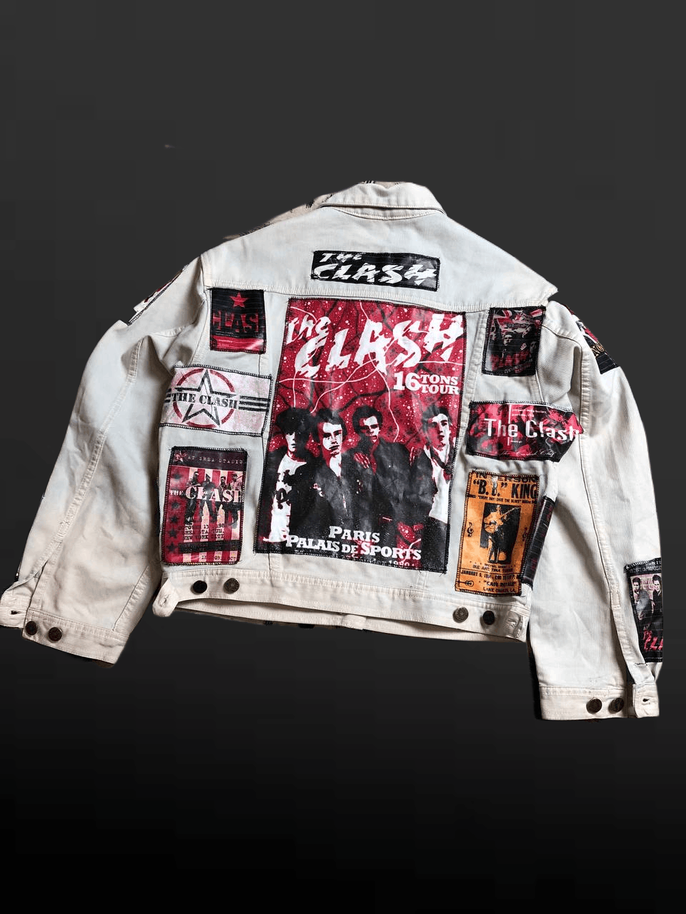 VINTAGE EDDIE BAUER Rock Star Rockstar Denim Jacket