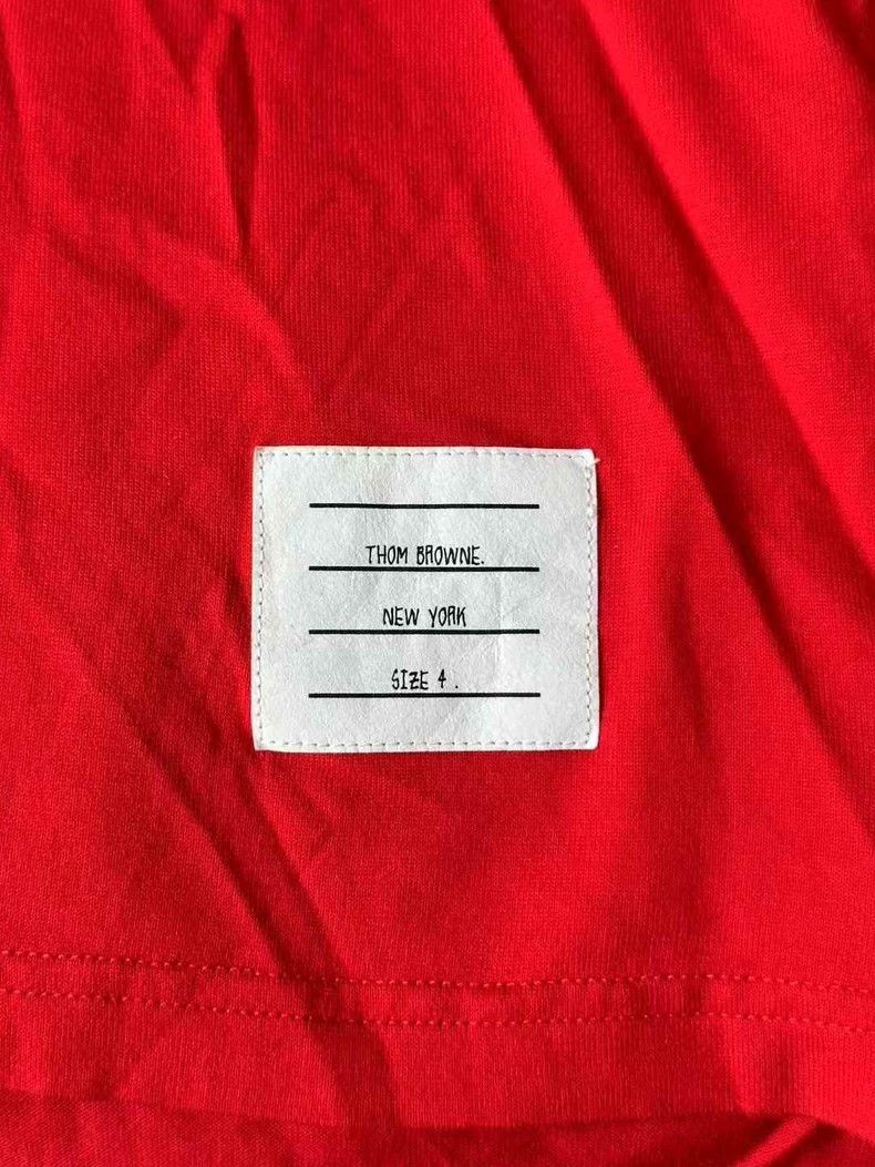 Thom Browne Thom Browne size4 Red armband long sleeves Size US XL / EU 56 / 4 - 5 Thumbnail
