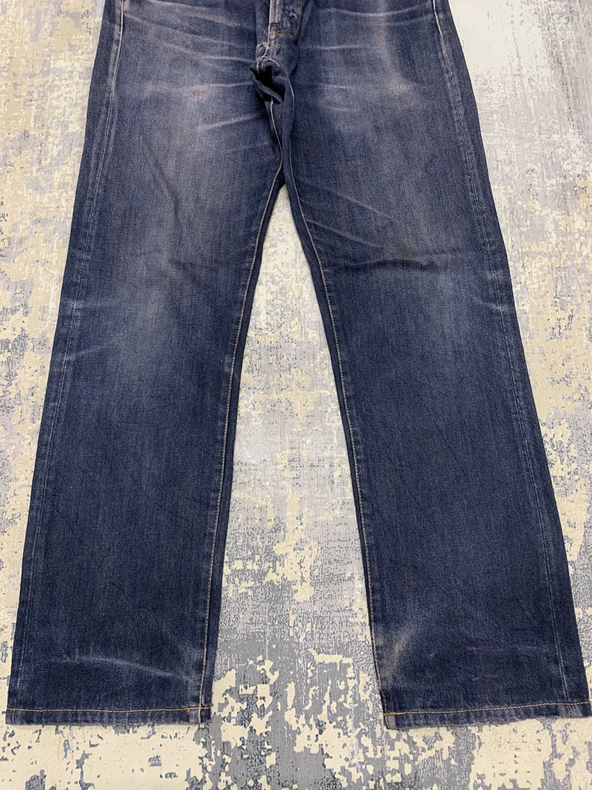 Japanese Brand Japanese Blue Standard Vintage Est. 1978 Faded Indigo Jeans Size US 32 / EU 48 - 4 Thumbnail