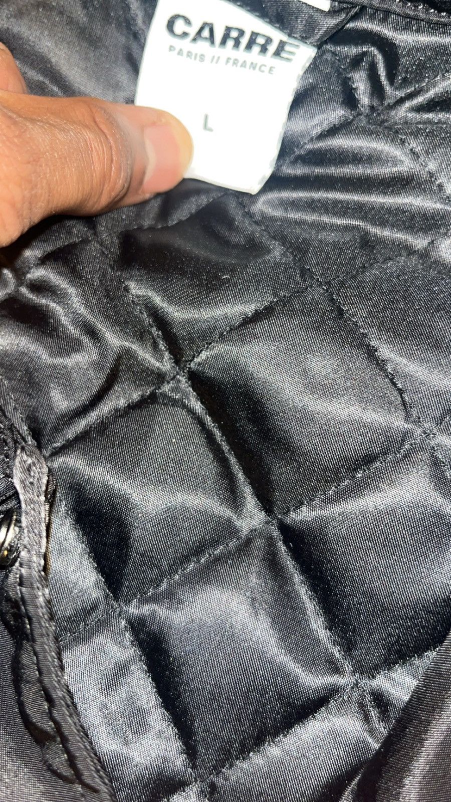 Carre × Designer CARRE LA resolution Bomber Jacket Sz L New With Tags Size US L / EU 52-54 / 3 - 7 Thumbnail