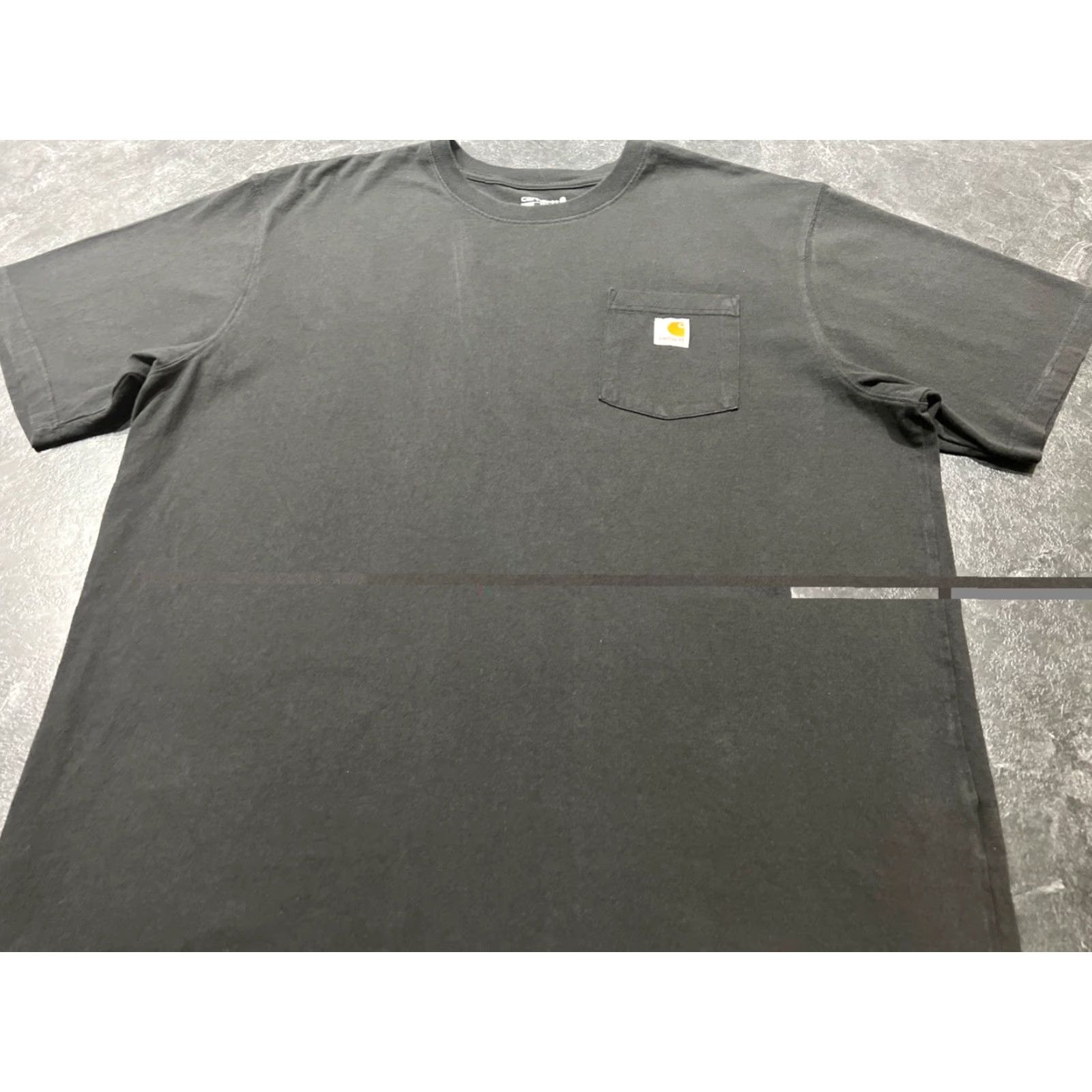 Carhartt Carhartt T-Shirt K87 Loose Fit Black 2XL Crew Neck Short Sleeve Cotton Logo Workwear Mens Size US XXL / EU 58 / 5 - 2 Thumbnail
