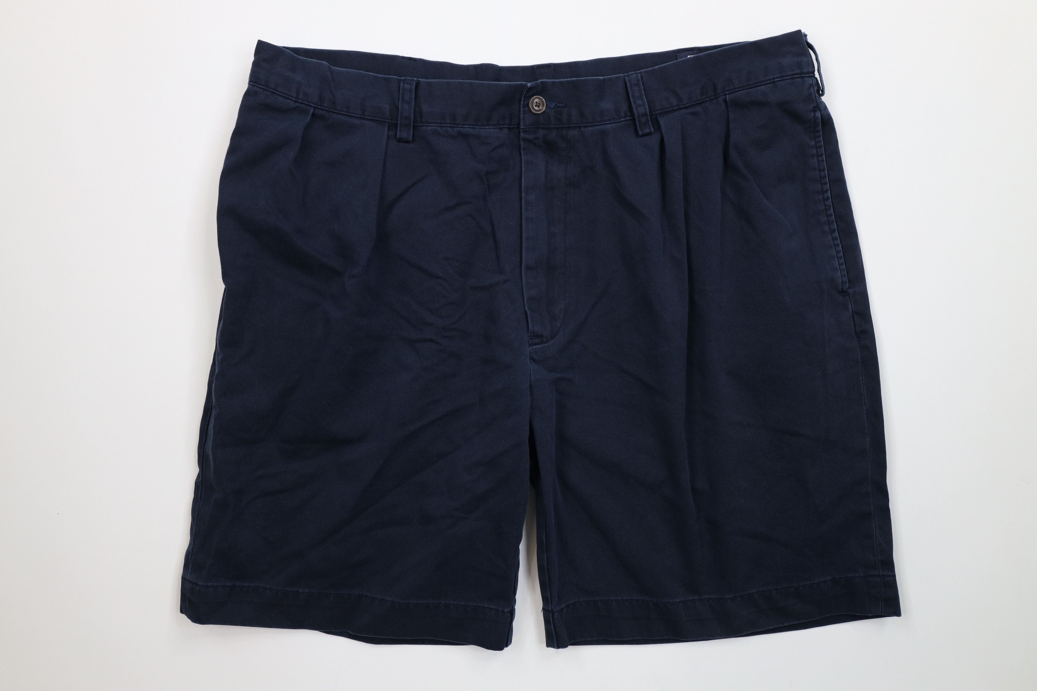 Ralph Lauren Vintage Ralph Lauren Pleated Golf Chino Shorts Blue Cotton Size US 38 / EU 54 - 1 Thumbnail