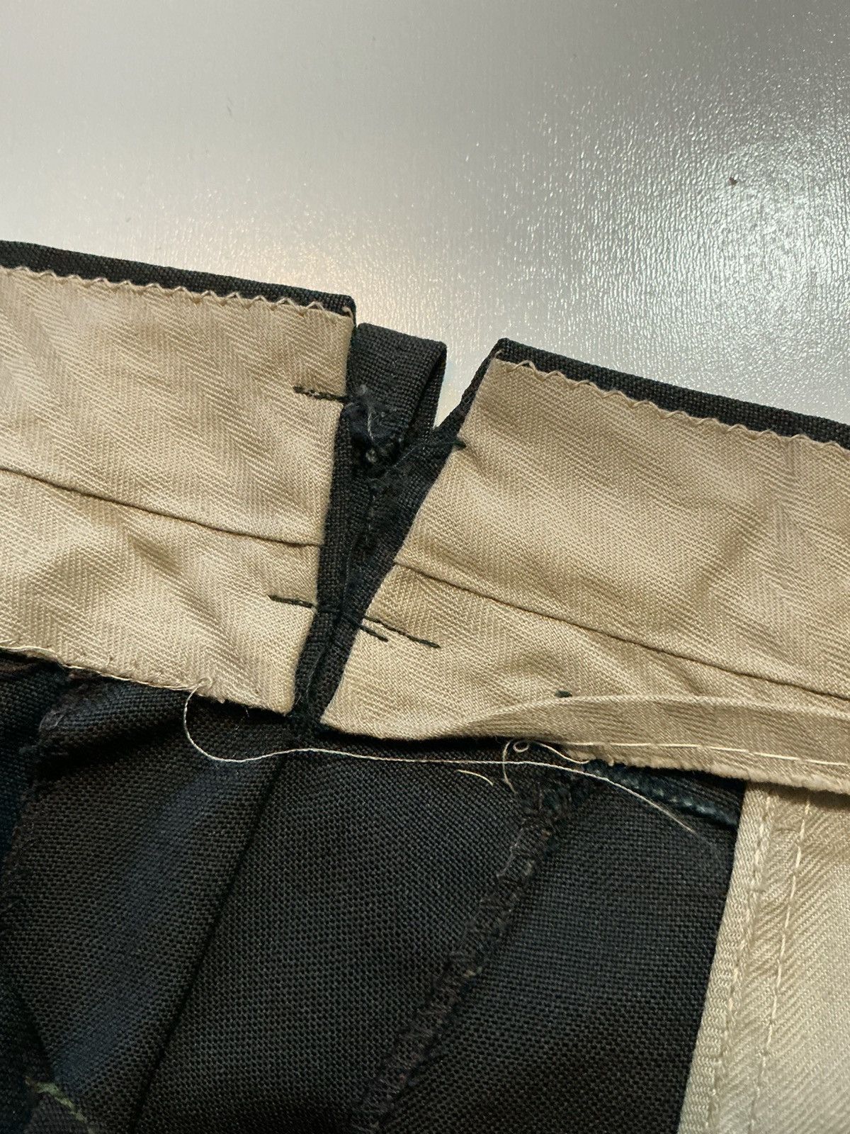 Vintage Vintage 60s Talon Zipper Cuffed Wool Hollywood Dress Pants Size US 32 / EU 48 - 9 Thumbnail