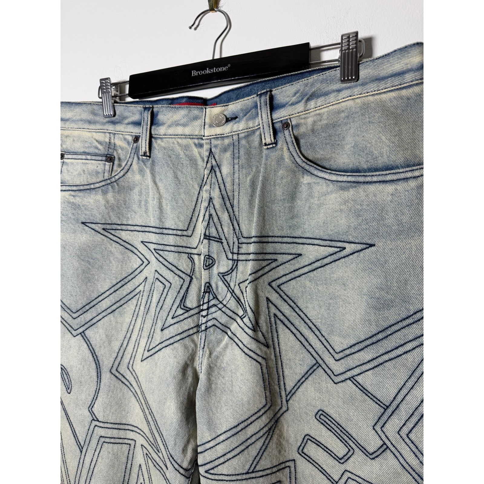 Supreme Supreme Stars Topstitch Baggy Jean 'Dirty' Size US 36 / EU 52 - 3 Thumbnail