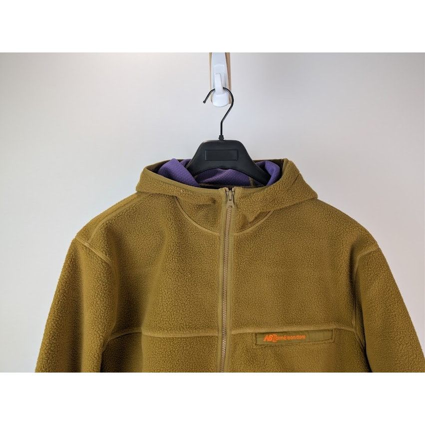 Aime Leon Dore × New Balance o1rshd1 Fleece Full Zip Jacket in Brown Size US XL / EU 56 / 4 - 3 Thumbnail