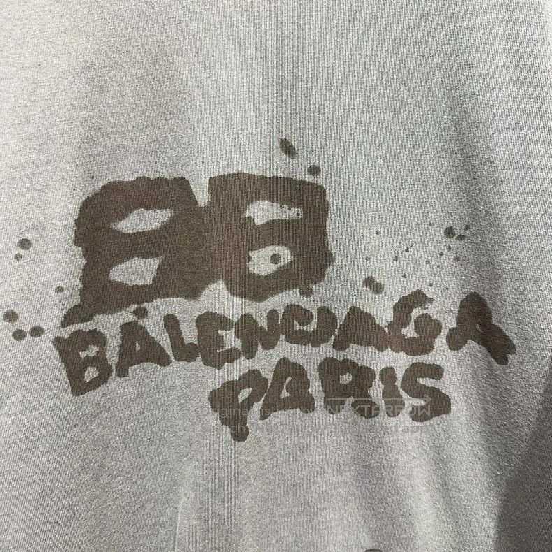 Balenciaga Balenciaga Haze blue ink wash short-sleeve Size US M / EU 48-50 / 2 - 4 Thumbnail