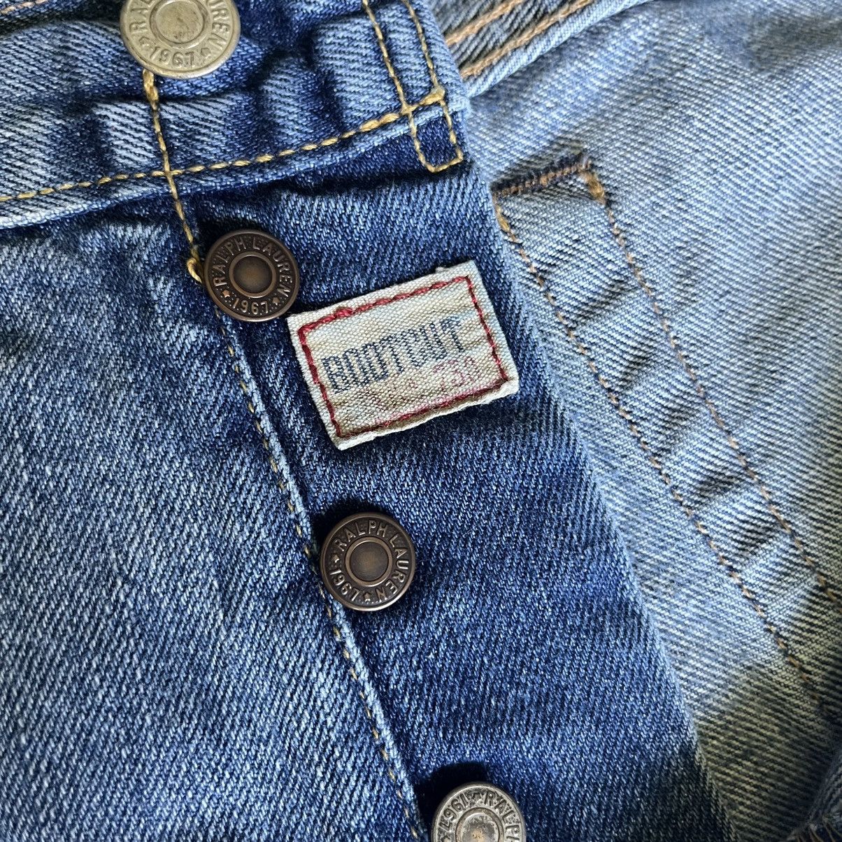 Polo Ralph Lauren × Vintage Vintage 2000s Polo Ralph Lauren Buttonfly Denim Jean Shorts Size US 36 / EU 52 - 8 Thumbnail
