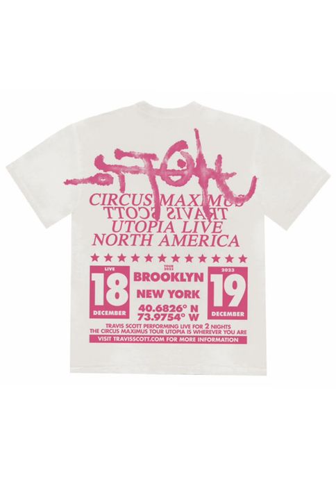 Travis Scott Travis Scott Utopia Brooklyn Tour T-shirt | Grailed