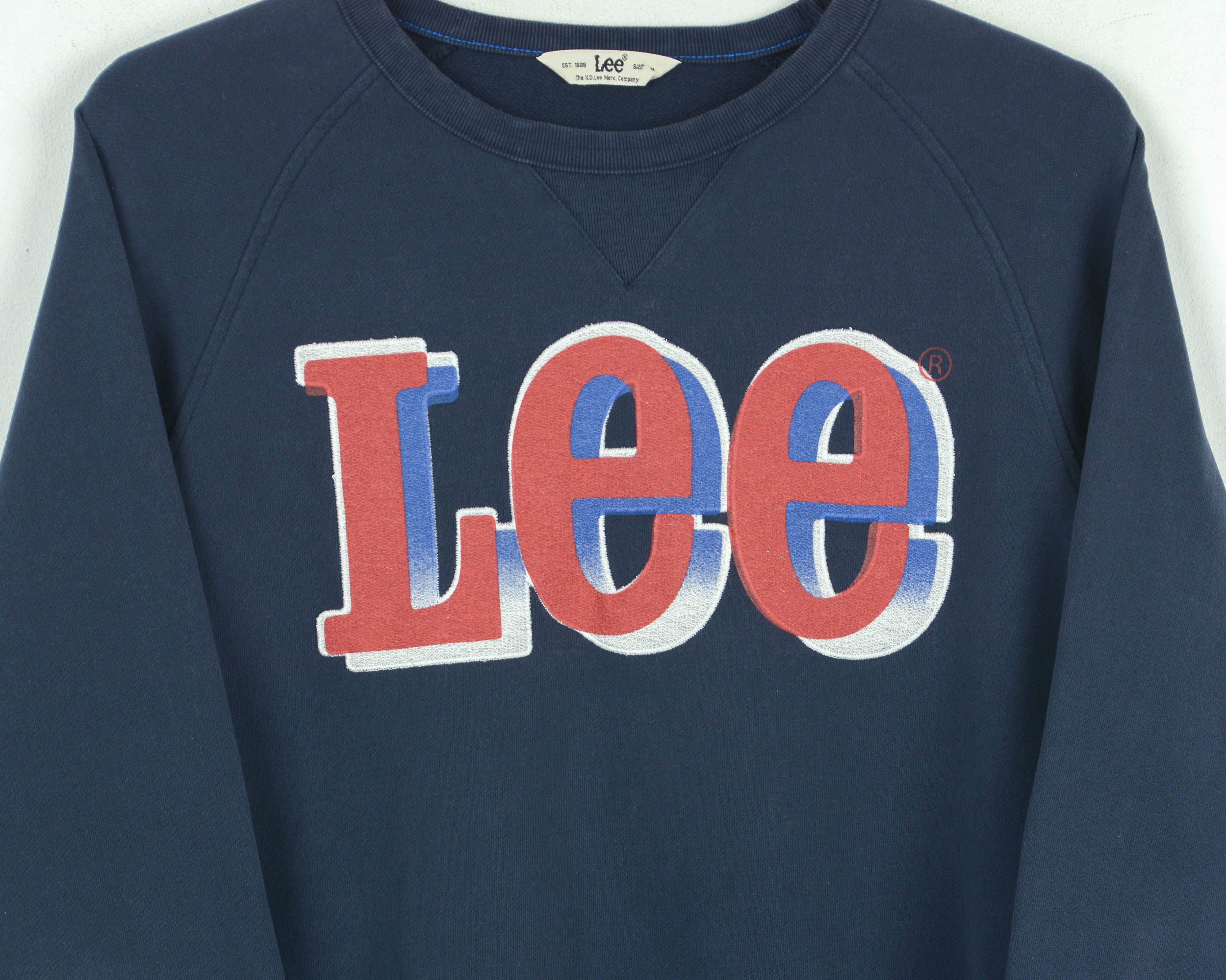 Lee M Crew Neck Jumper Sweatshirt Cotton Logo Sweater Size US M / EU 48-50 / 2 - 3 Thumbnail