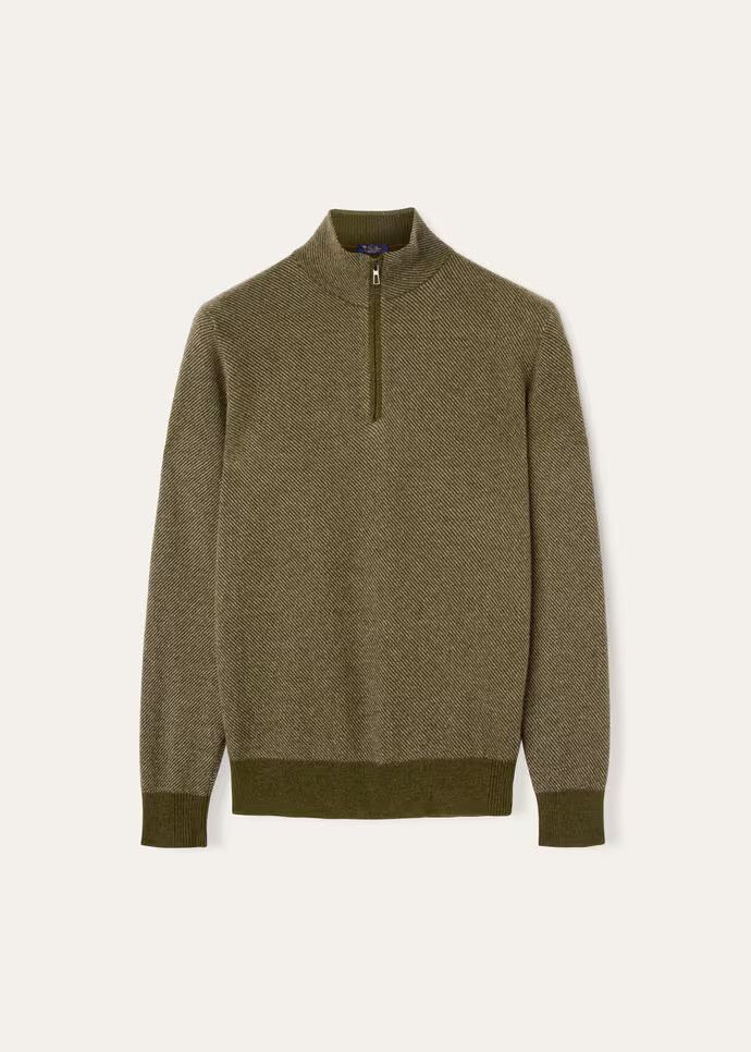 Loro Piana o1w1db10724 Mezzocollo Sweater in Green Size US L / EU 52-54 / 3 - 1 Thumbnail