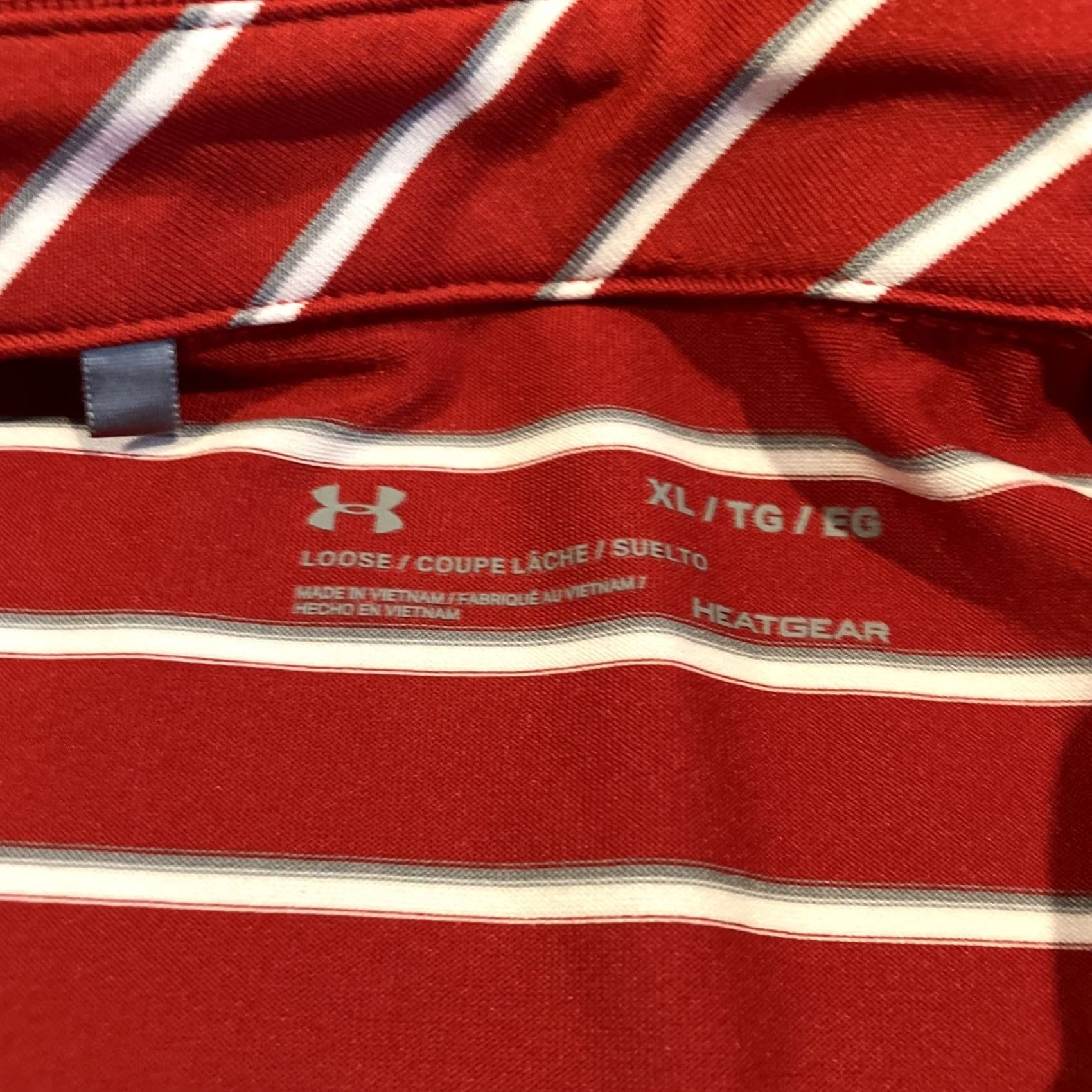 Under Armour Under Armour CORNELL UNIVERSITY Embroidered Golf Polo Red XL Loose Short Sleeve Men Size US XL / EU 56 / 4 - 3 Thumbnail