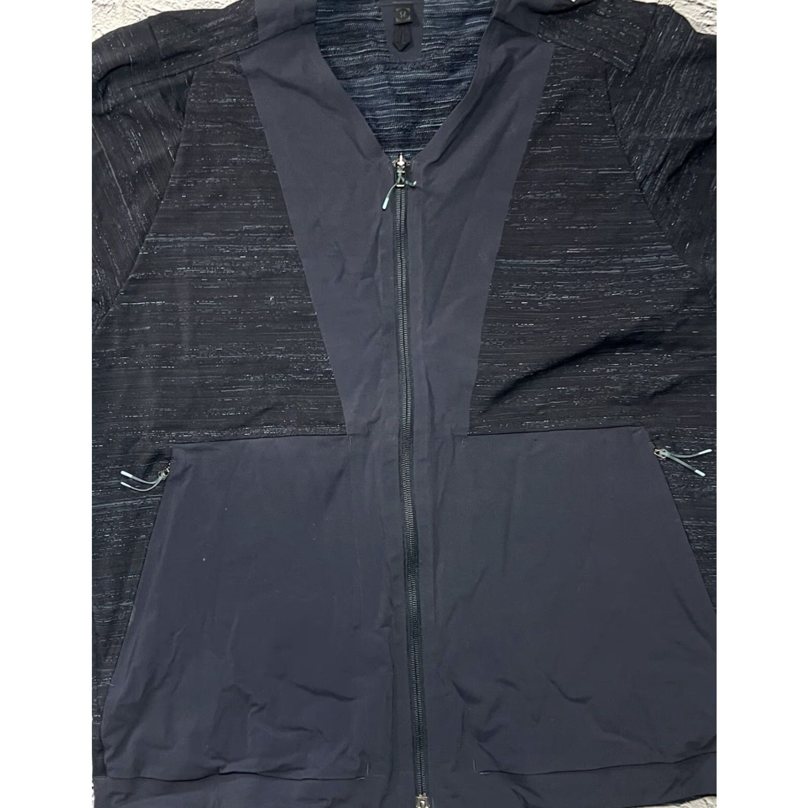 Lululemon Lululemon Lab Varsa Jacket Mens L Full Zip Navy Blue Athletic Active EUC Size US L / EU 52-54 / 3 - 2 Thumbnail