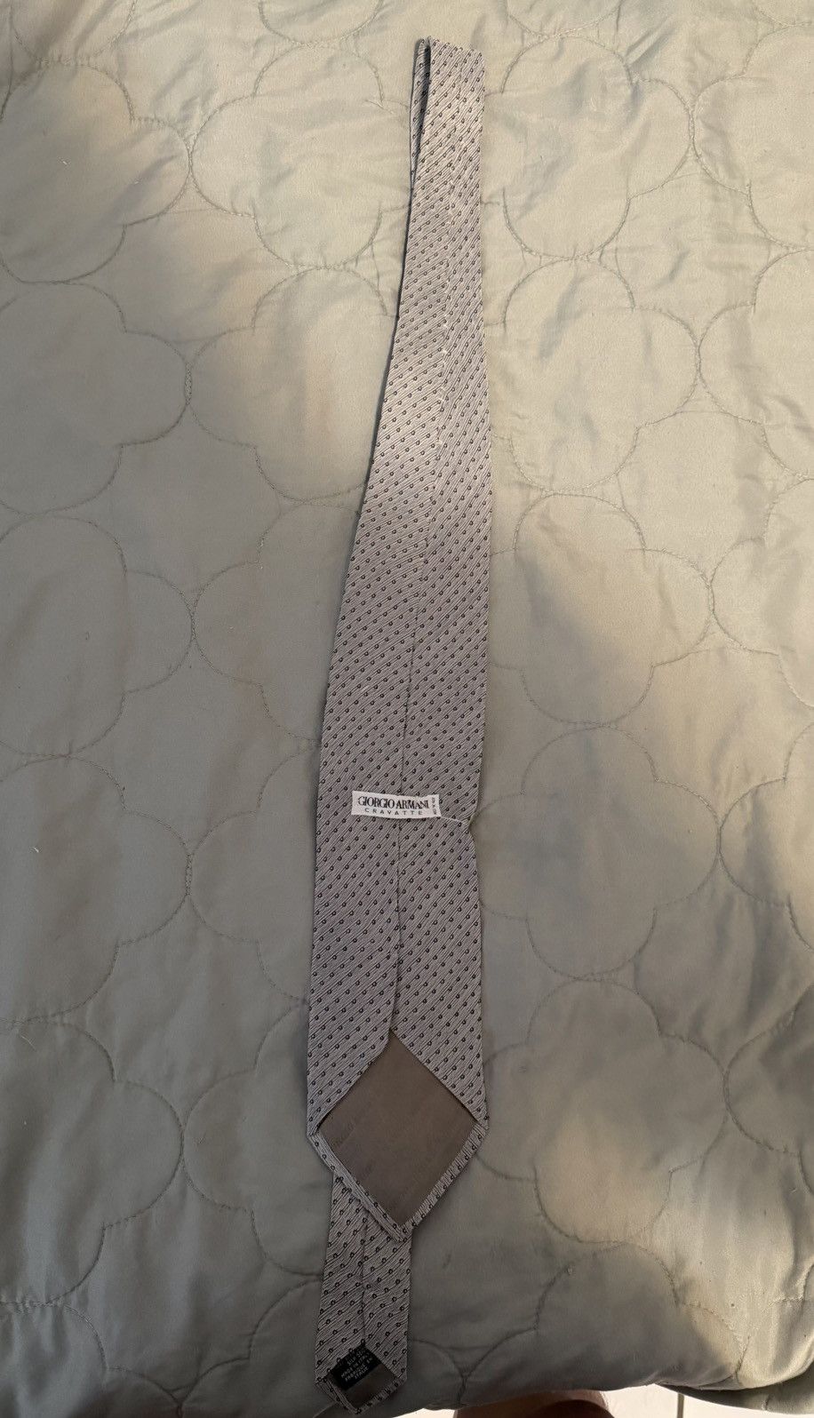 Giorgio Armani Vintage Giorgio Armani 100 Silk Tie Made In Italy Size ONE SIZE - 2 Thumbnail
