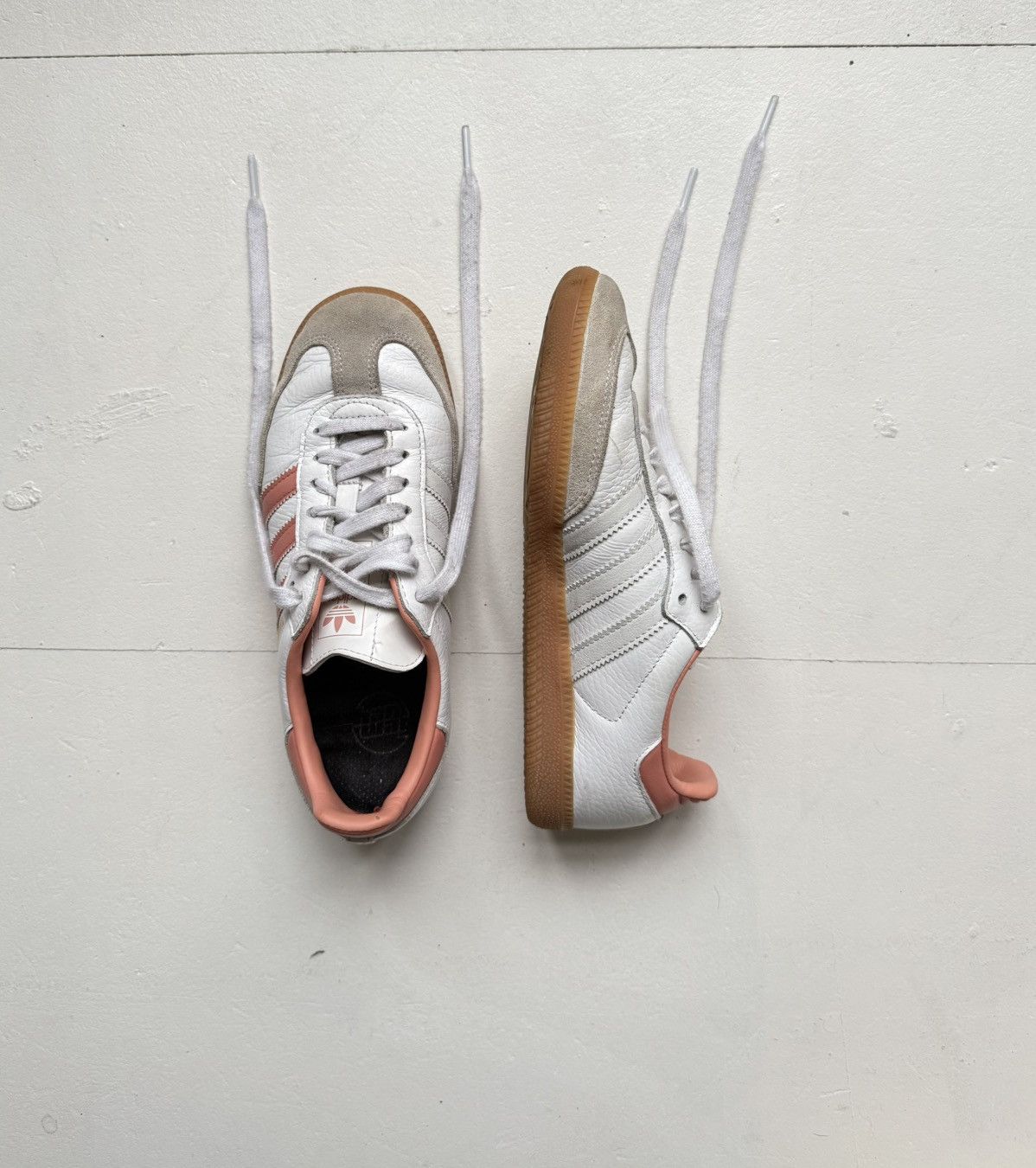 Adidas Nike Samba White-Pink Size US 6 / IT 36 - 2 Thumbnail