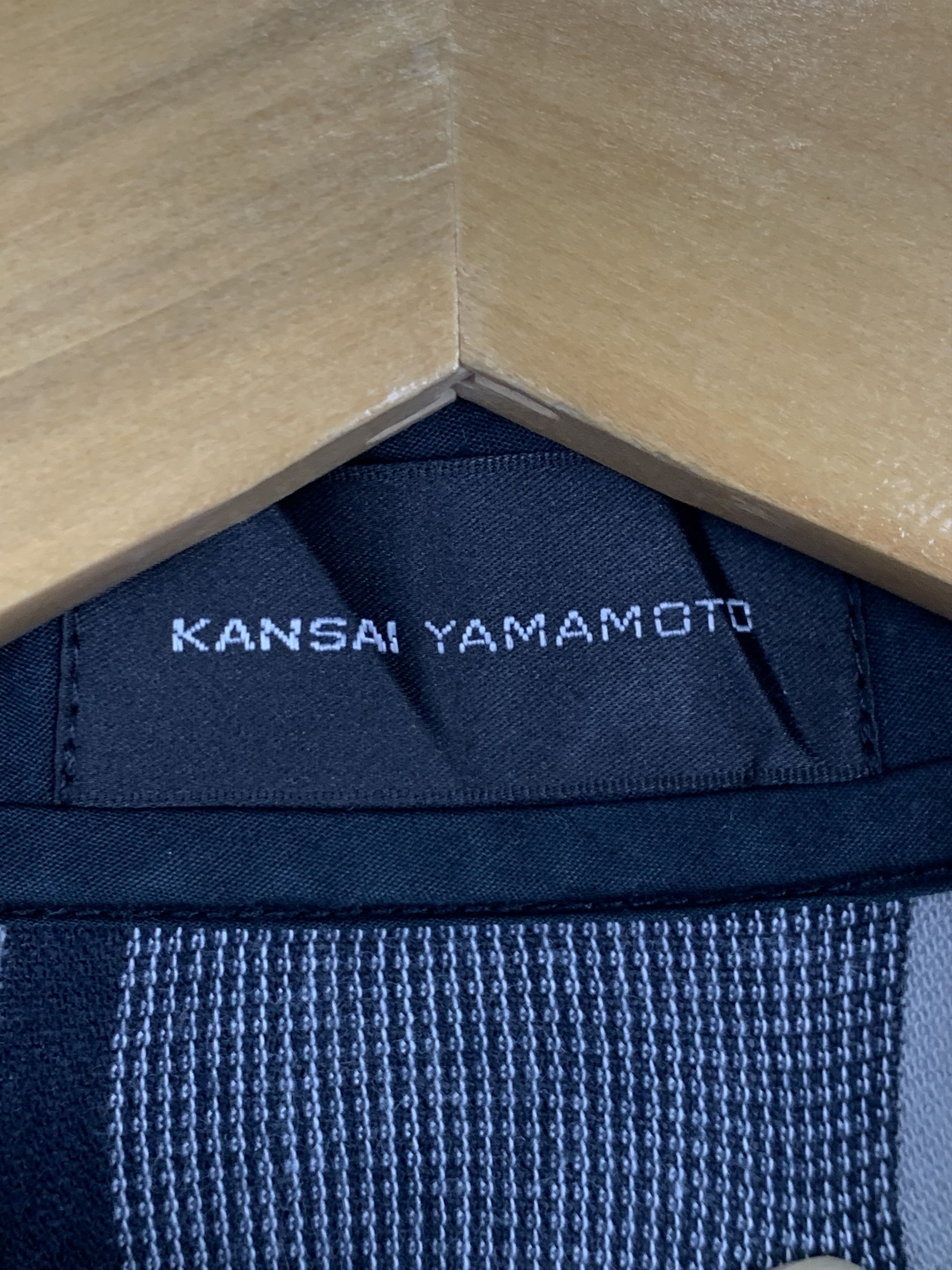 Kansai Yamamoto Vintage Kansai Yamamoto Striped Polo Tee TA0209 Size US M / EU 48-50 / 2 - 5 Thumbnail