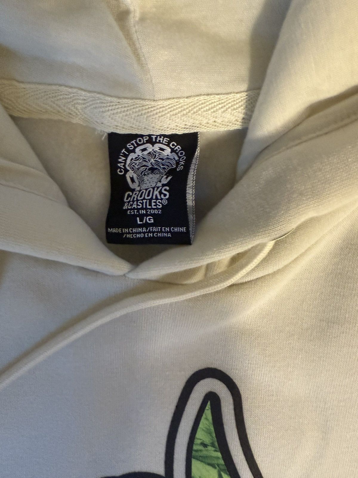 Crooks & Castles Crooks & Castles Skull Bunny Hoodie size LG Size US L / EU 52-54 / 3 - 2 Thumbnail